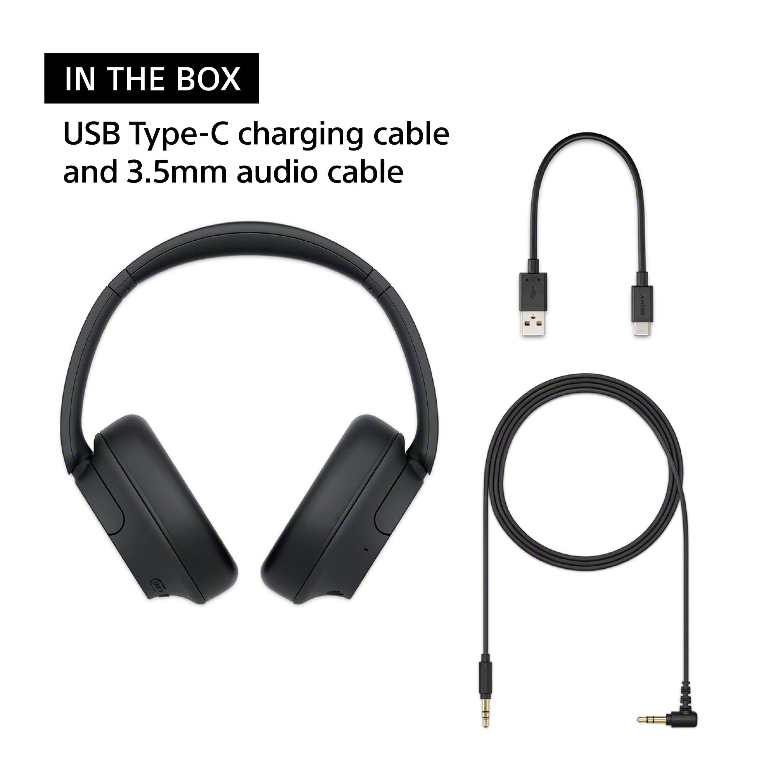 Sony WH-CH720N Wireless Noise Cancelling Over-Ear Headphones, White, view 6