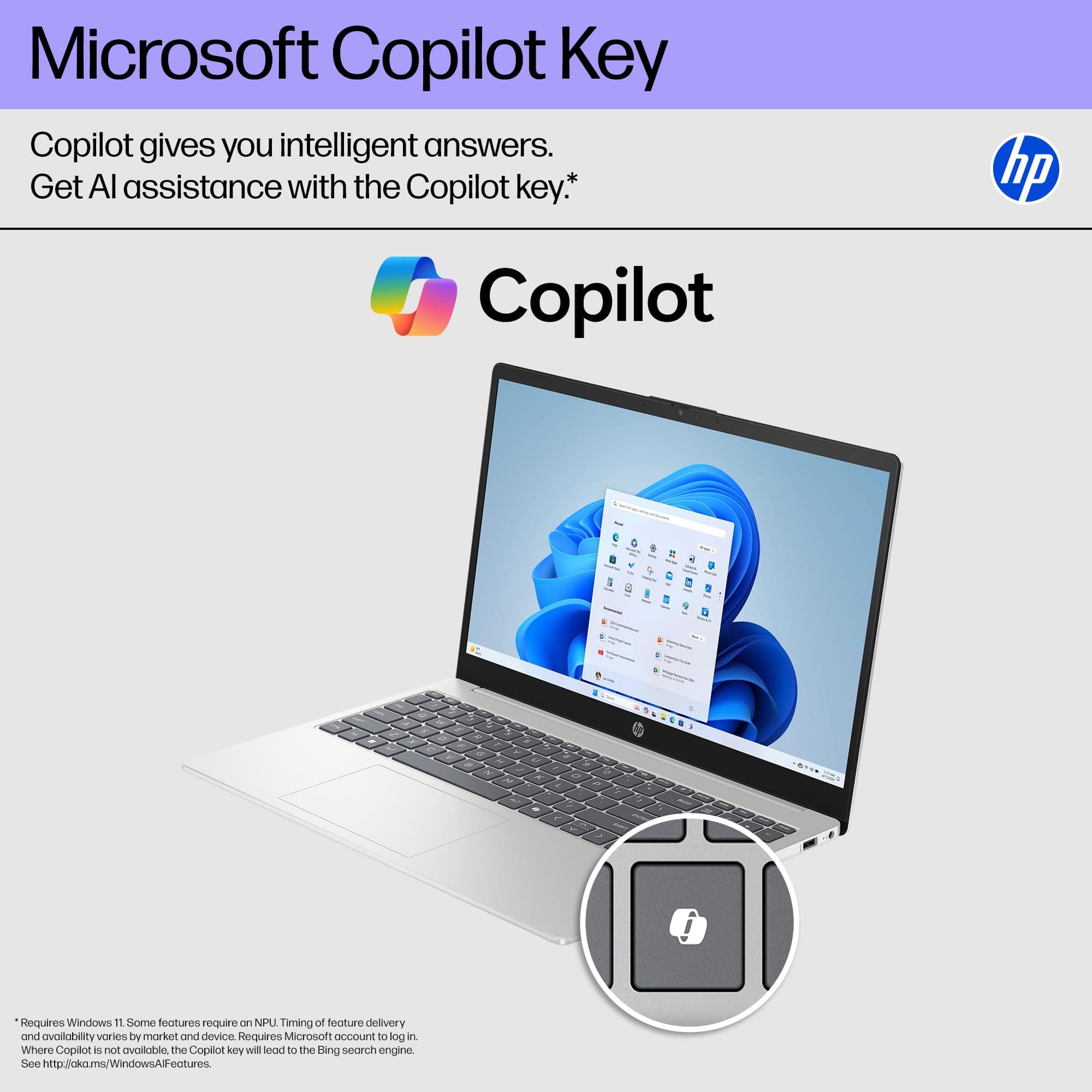 HP 15.6" Touchscreen Laptop Computer for Business, Intel 10-Core 7-150U, 16 GB RAM, 1 TB SSD, Windows 11 Pro, FHD IPS Display, Intel Iris Xe Graphics, WiFi 6, Copilot, HDMI, w/AI Voice Recorder, view 8