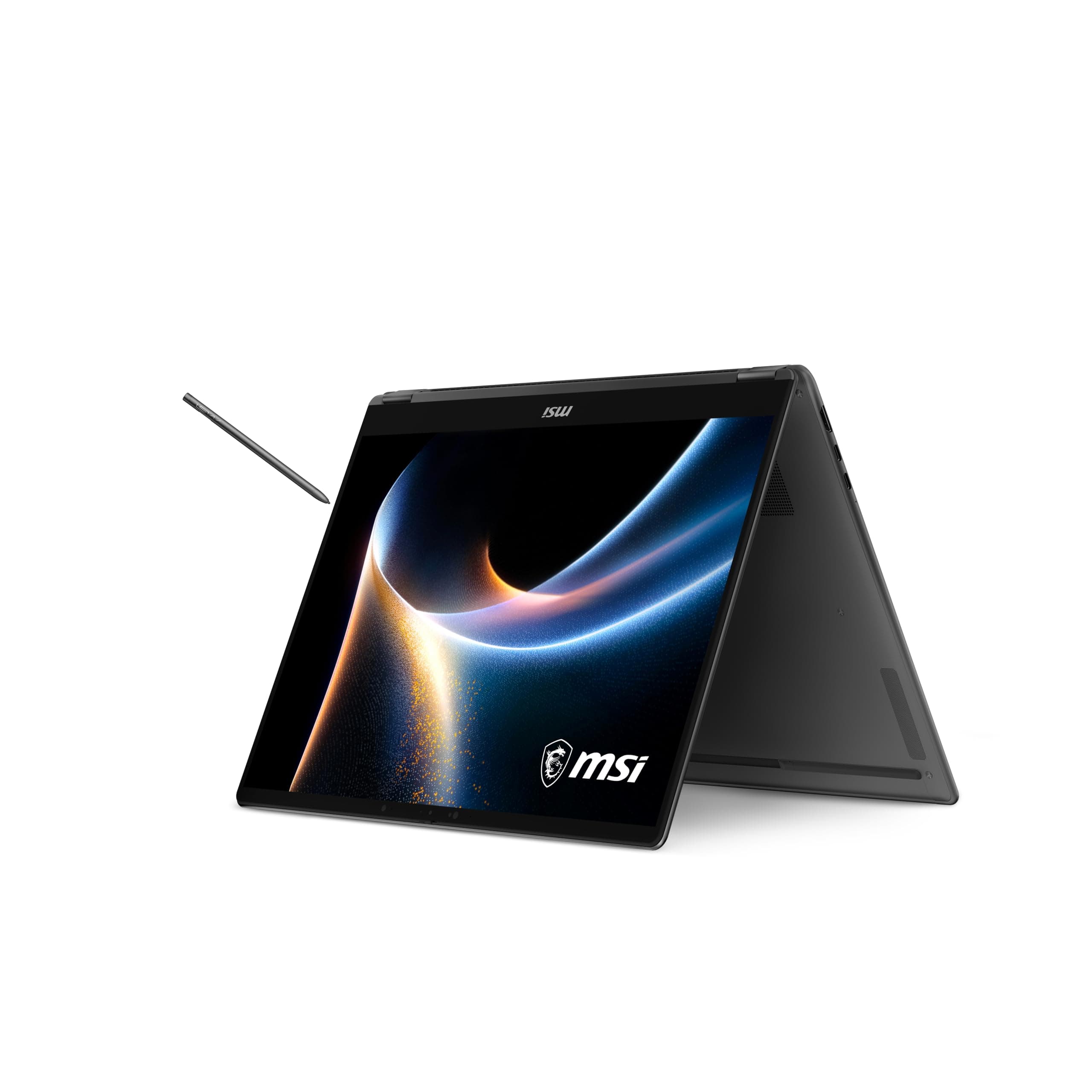 MSI Prestige 16 Flip AI+ 16" 2.8K OLED Laptop: Intel Ultra X9-388H, Intel Arc Graphics, 32GB LPDDR5X, 1TB SSD, Touch Screen, Wi-Fi 7, Bluetooth 6, Fast Charging, Win 11 Home: Platinum Gray C3MTG-056US, view 8
