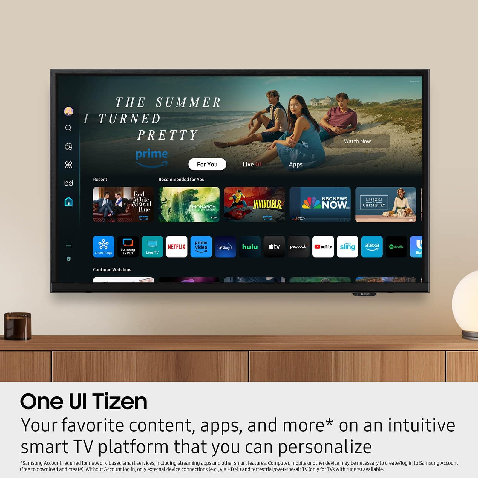 Samsung 32-Inch Class HD H5000F Smart TV (2025 Model) HDR, Object Tracking Sound Lite, Knox Security, One UI Tizen, view 7