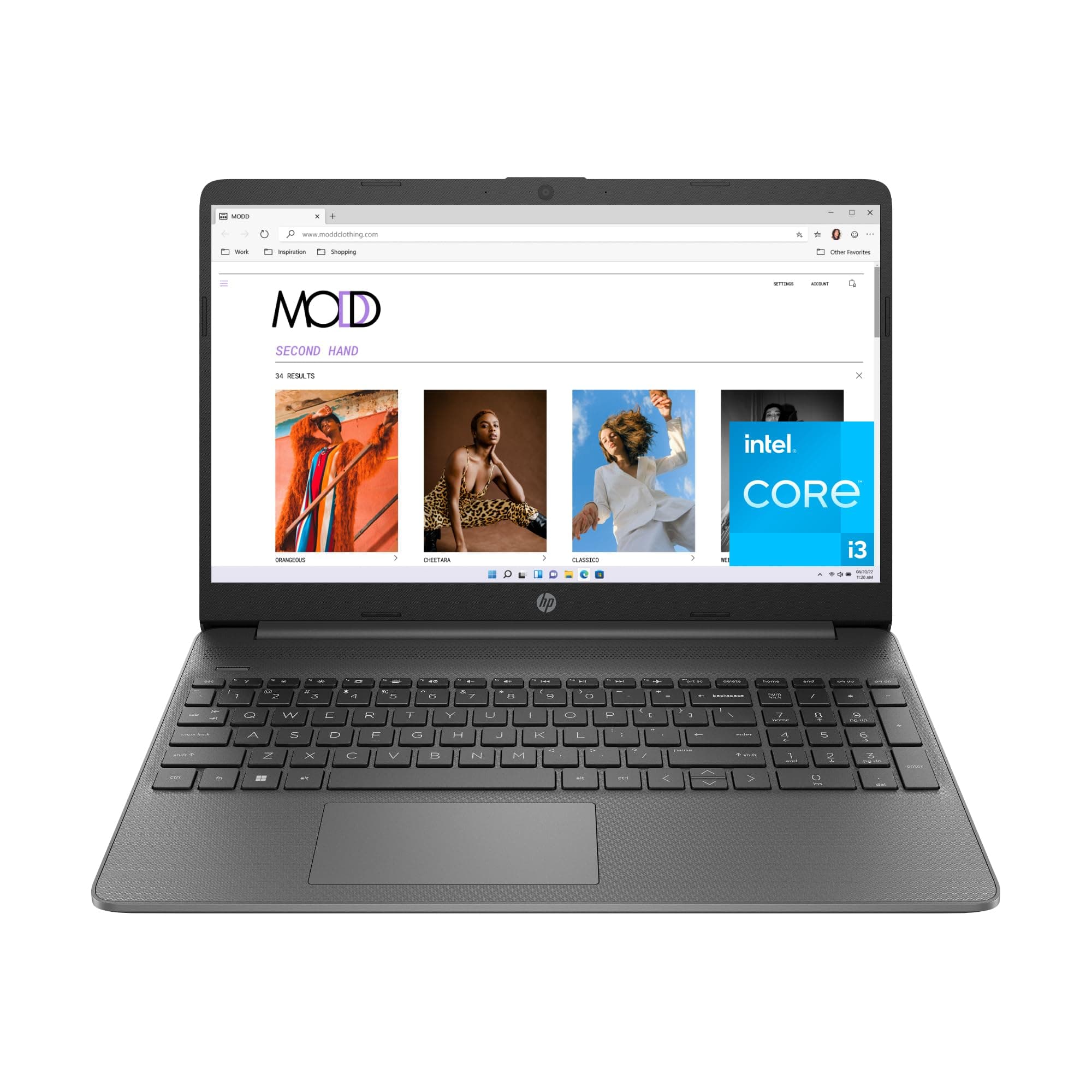 HP 15 inch Laptop, FHD Display, 12th Generation Intel Core i3-1215U, 8 GB RAM, 128 GB SSD, Intel UHD Graphics, Windows 11 Home in S Mode, 15-dy5599nr (2023)