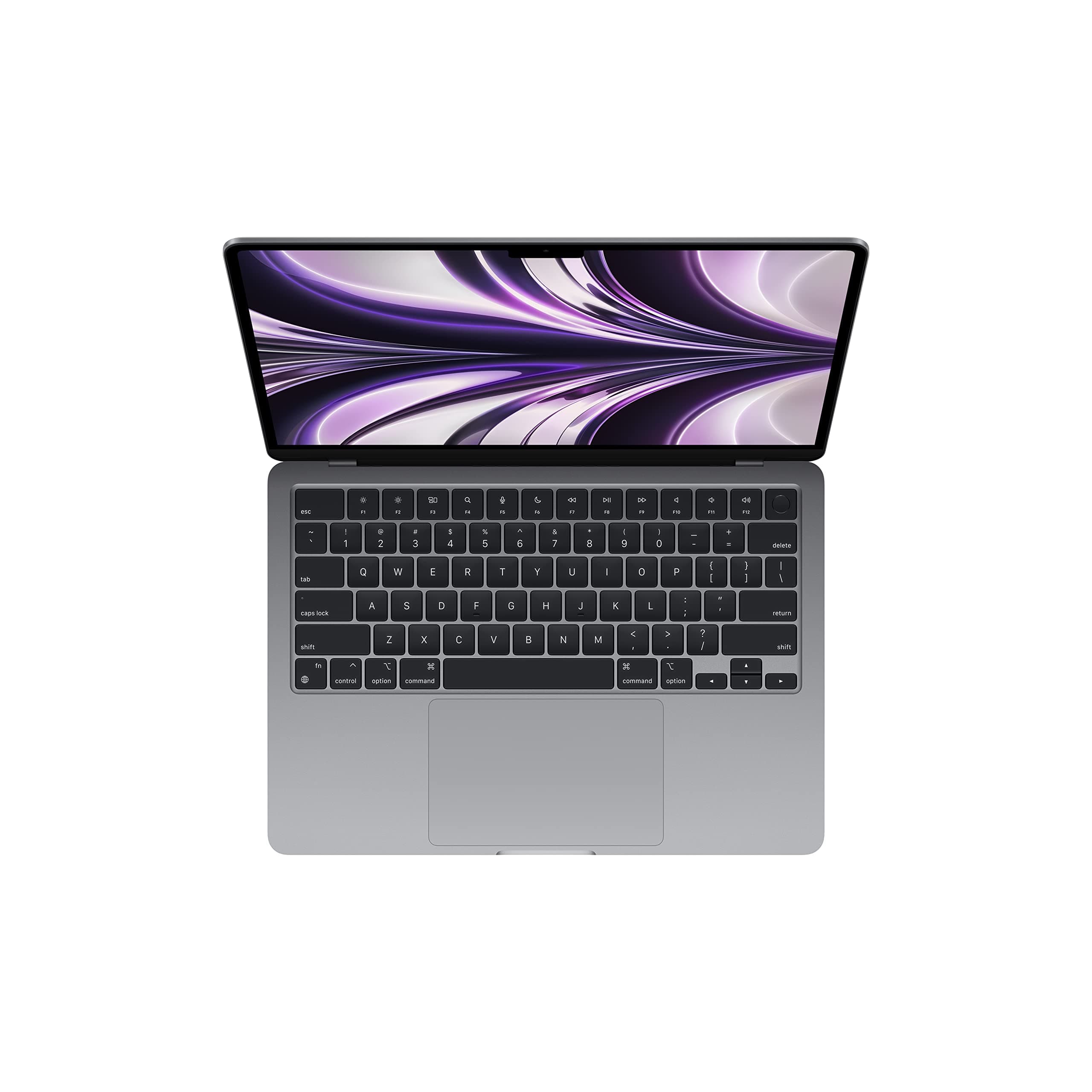 Apple 2022 MacBook Air with Apple M2 Chip, 13-inch, 8GB RAM, 256GB SSD Storage - Space Gray (Renewed), view 2