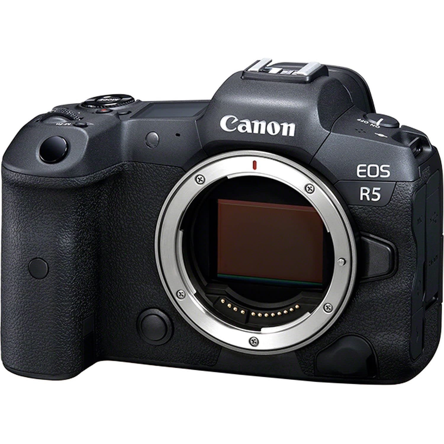 Canon EOS R5 Mirrorless Camera (Body Only), Full-Frame Hybrid Camera, 8K Video, 45 Megapixel CMOS Sensor, DIGIC X Image Processor, Up to 12 FPS, RF Mount, Black, view 2