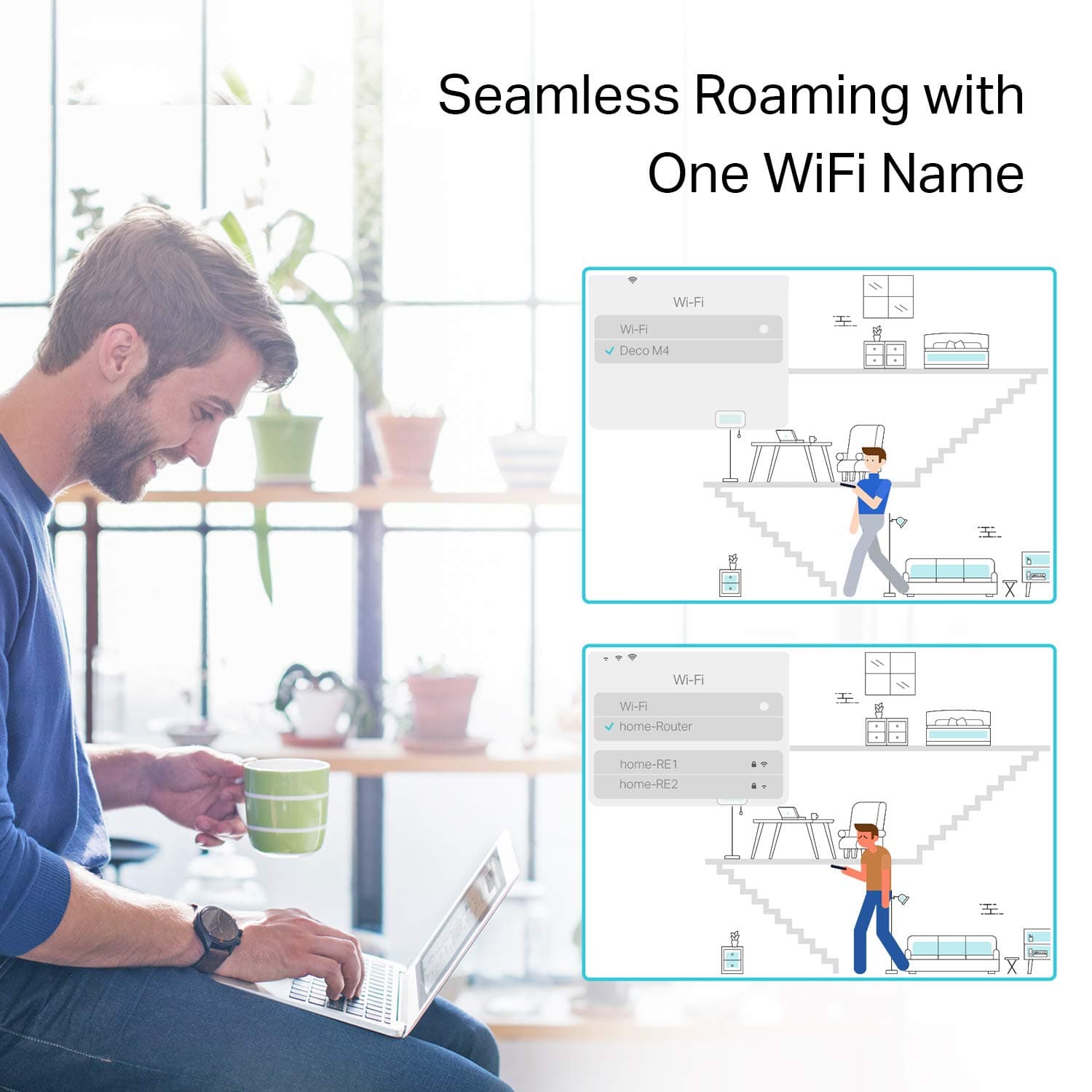 TP-Link Deco S4 Mesh AC1900 WiFi System, Deco S4(3-Pack), view 4