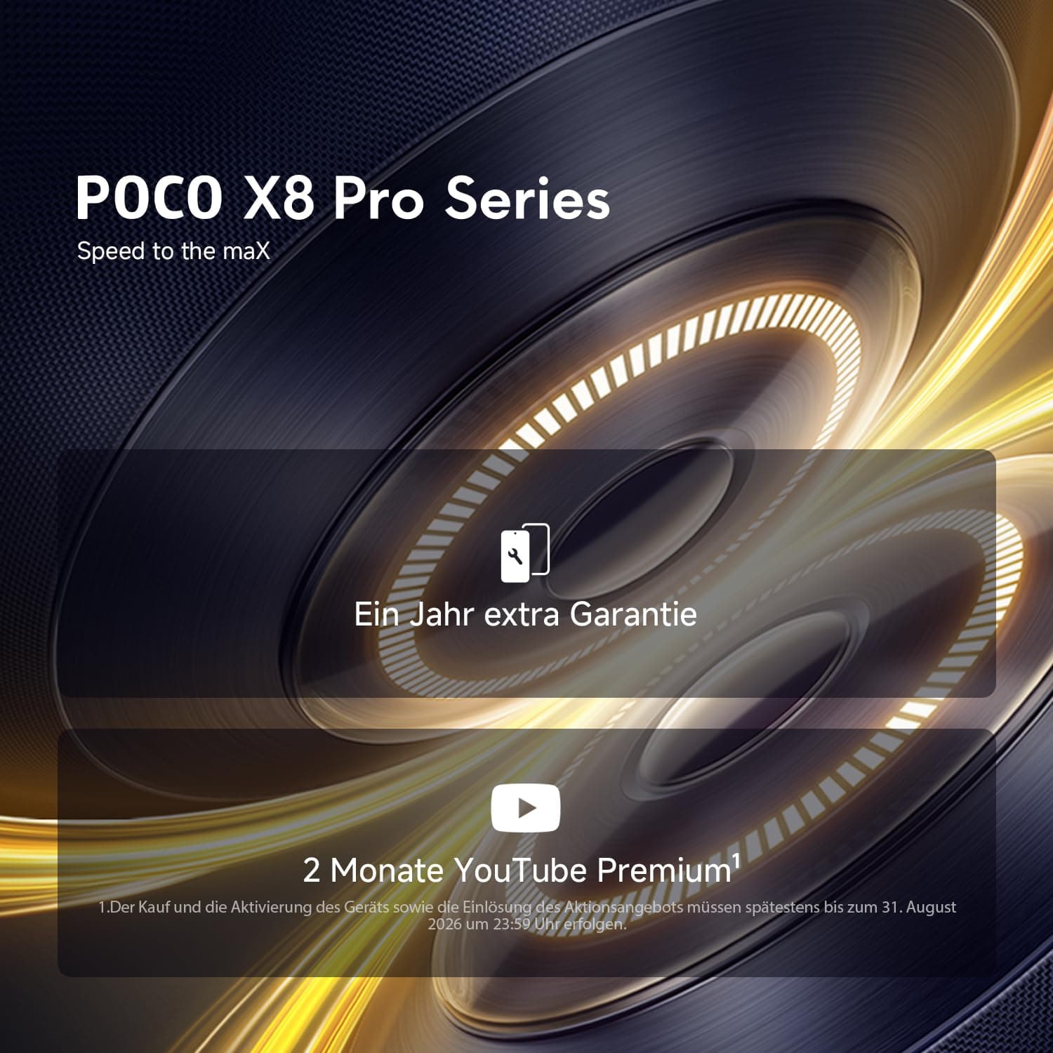 XIAOMI Poco X8 Pro Smartphone 8GB+256GB, Dimensity 8500-Ultra Prozessor, 6500mAh Akku, Ultra-helles AMOLED Display, 50MP Sony IMX882 Hauptkamera mit OIS, Schwarz, 3 Jahre Garantie, view 4