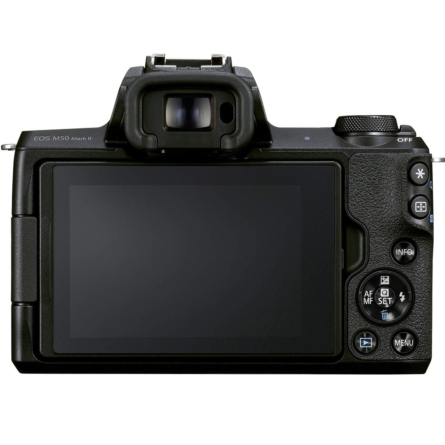Canon EOS M50 Mark II Mirrorless Digital SLR with 15-45mm Lens Kit (Black) + 32GB Memory Card + 3 Piece Filter Kit, Tripod, Flash + Photography Bundle, view 2