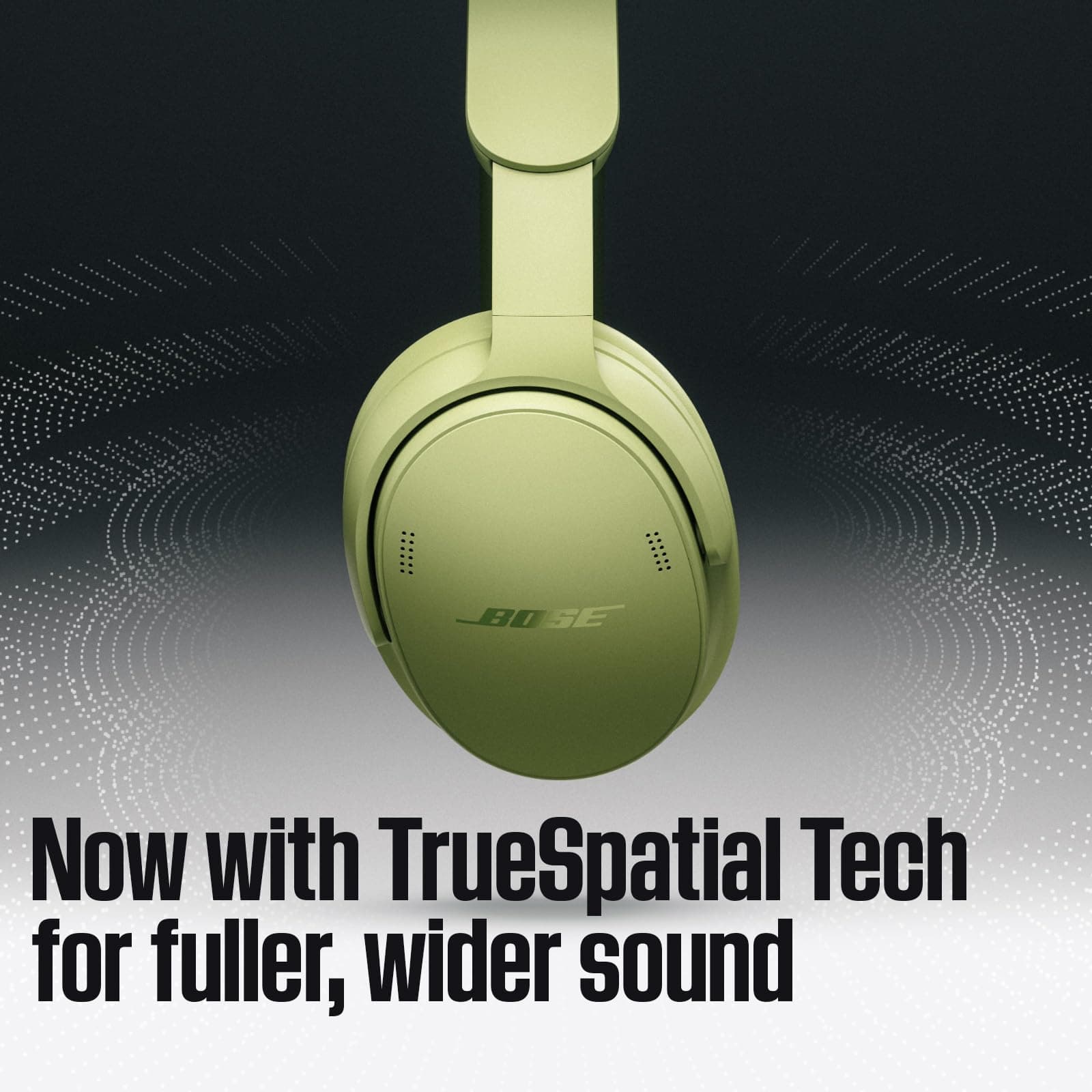 Bose QuietComfort Headphones (2nd Gen) - Wireless Headphones, Active Over Ear Noise Cancelling and Mic, Immersive Audio, USB-C Charging and Lossless Audio, Up to 24 Hours of Play time, Dewdrop Mint, view 5