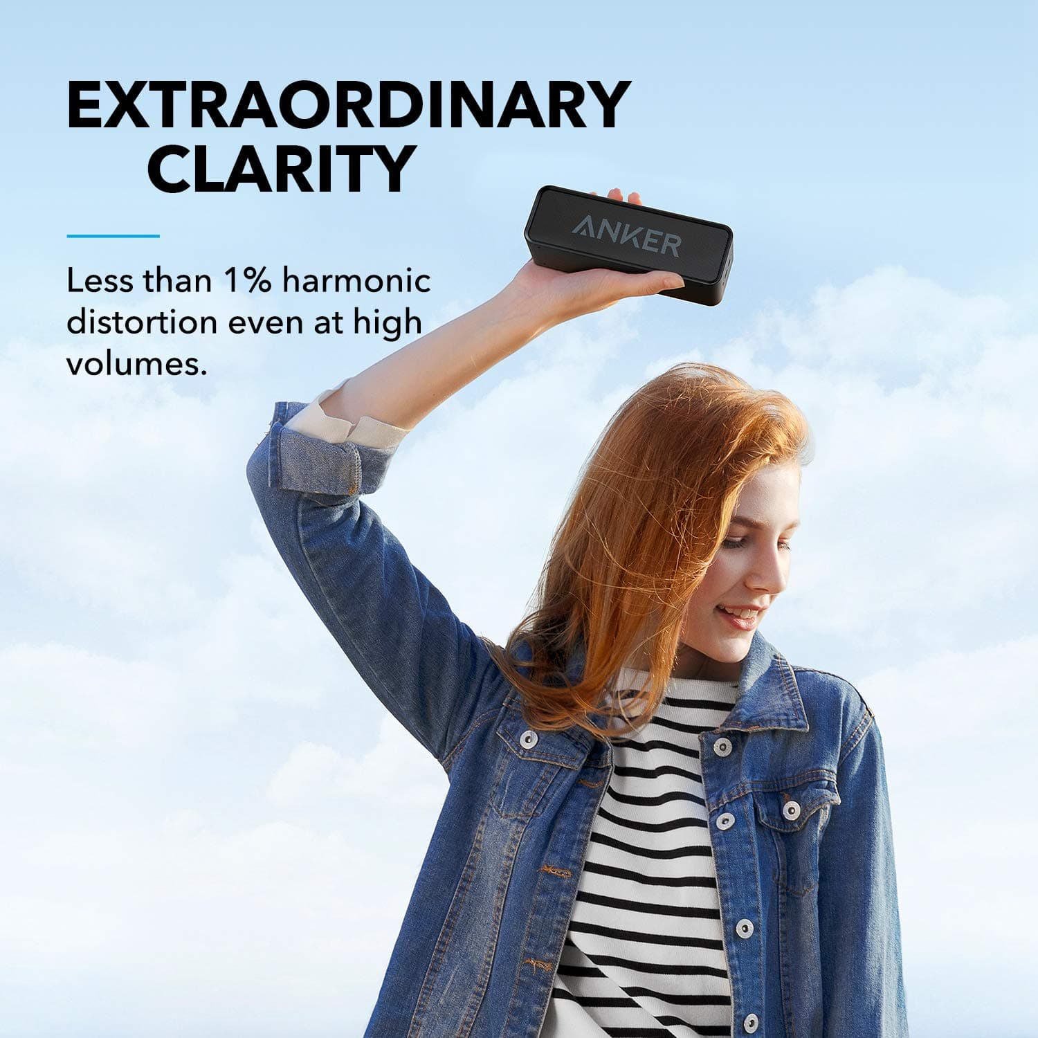 Anker soundcore Upgraded Bluetooth Speaker, IPX5 Waterproof, Stereo Sound, view 6