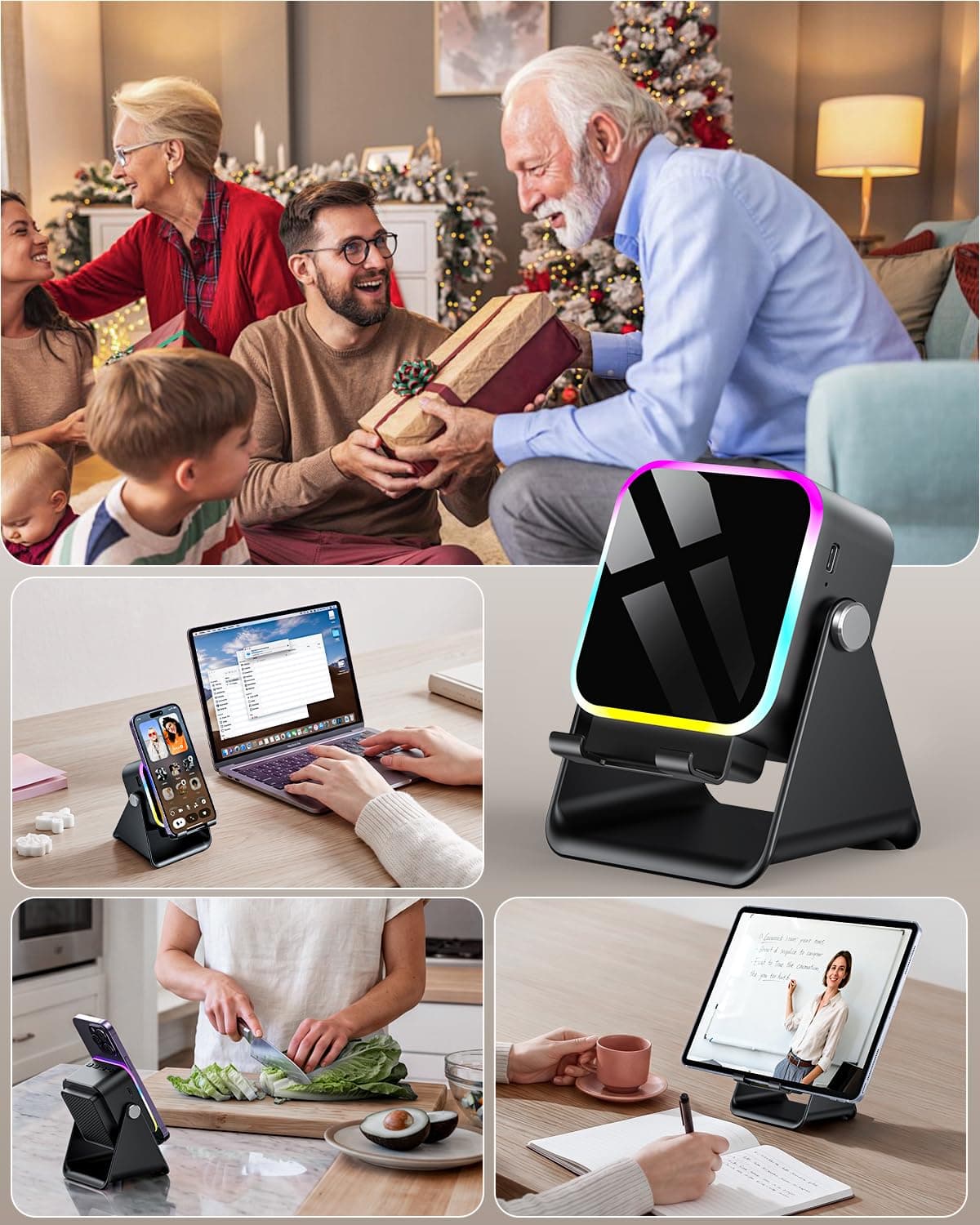 Oresoc Induction Speaker 5-in-1 Wireless Bluetooth Audio for iPhone Android, view 6