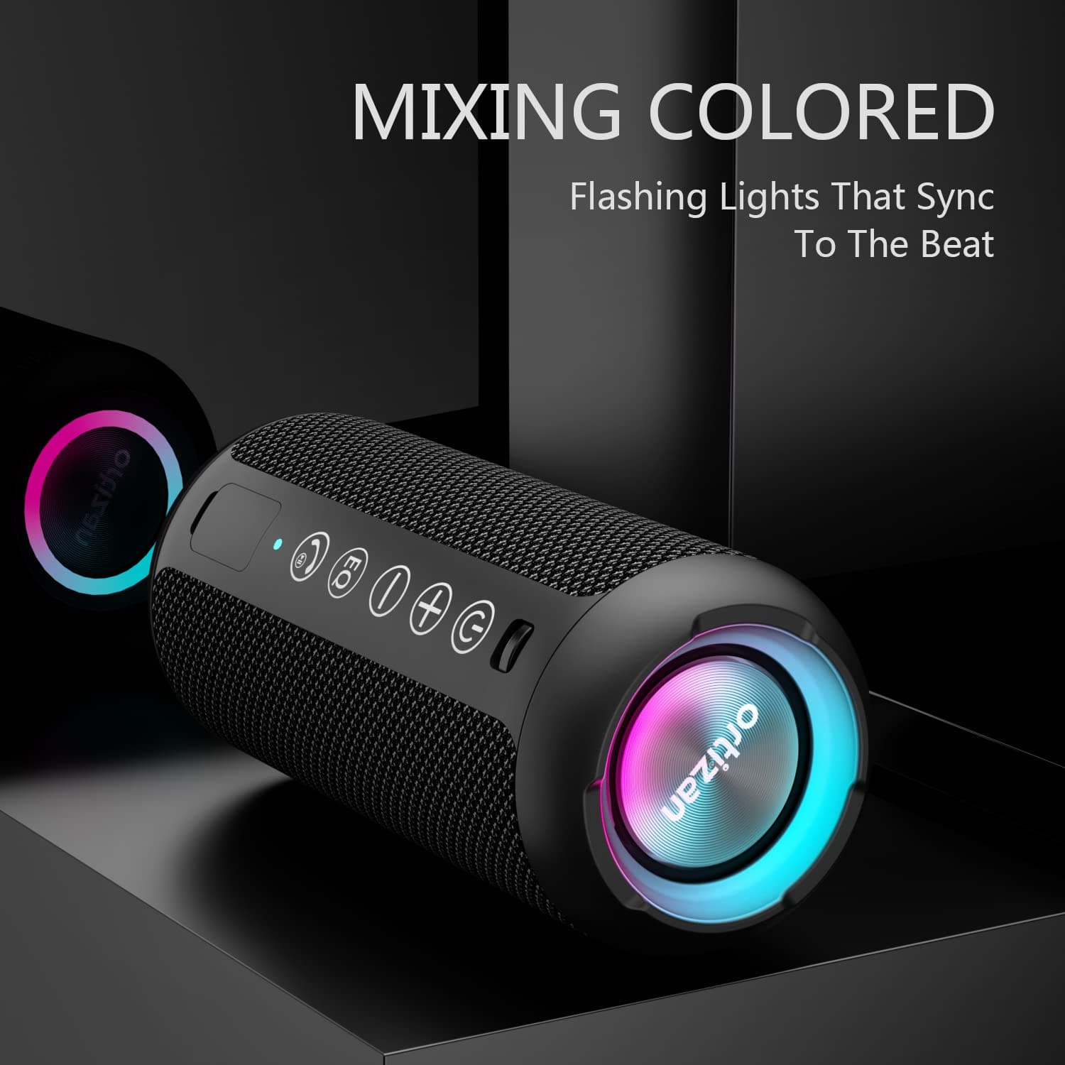Ortizan X10 Portable Bluetooth Speaker (1st Gen), IPX7 Waterproof, Wireless, view 2