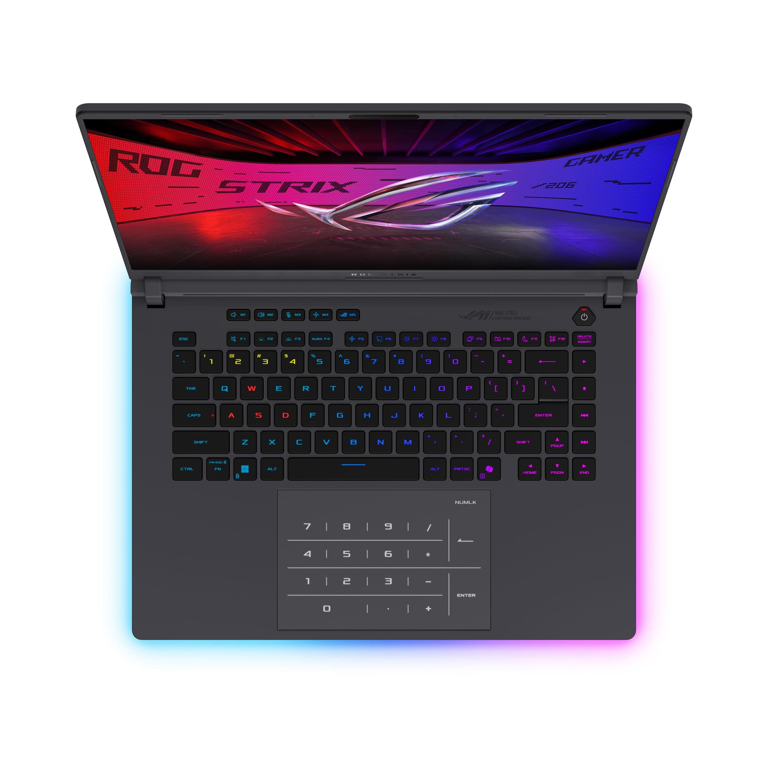 ASUS ROG Strix G16 (2025) Gaming Laptop, 16” ROG Nebula 16:10 2.5K 240Hz/3ms, NVIDIA® GeForce RTX™ 5080, Intel® Core™ Ultra 9 Processor 275HX, 32GB DDR5, 1TB SSD, Wi-Fi 7, Windows 11 Home, G615LW-AS96, view 2