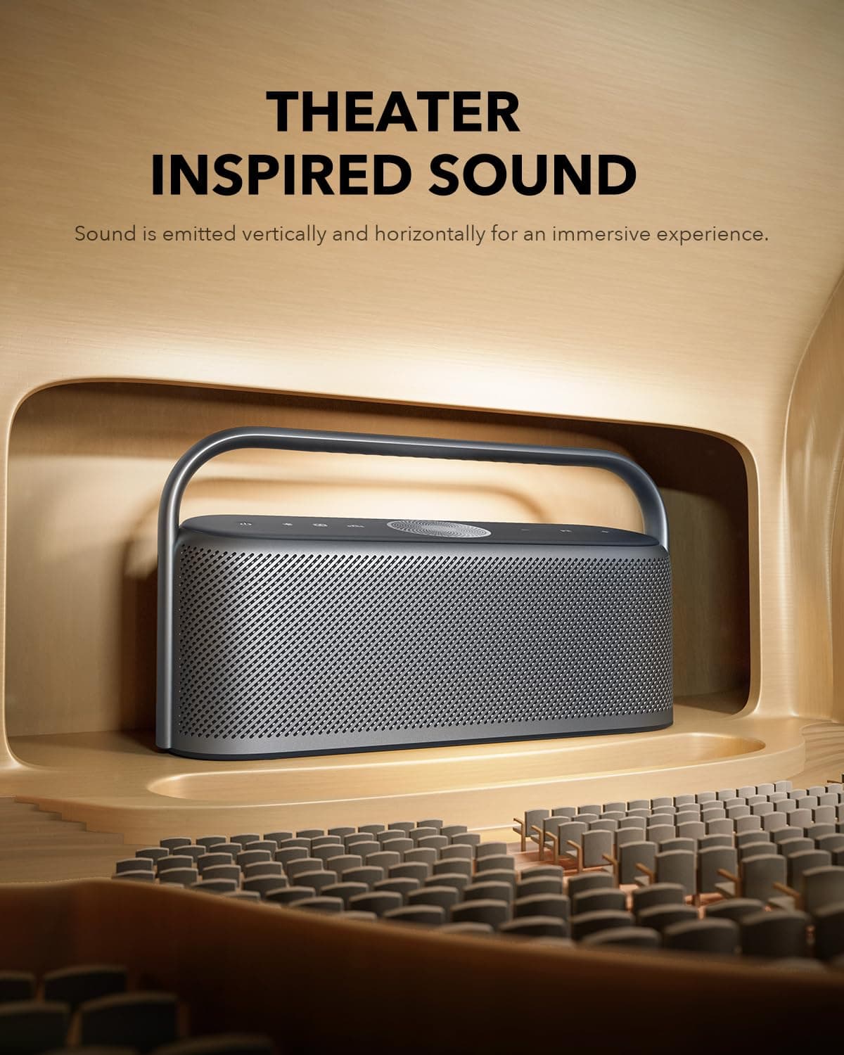 Soundcore Motion X600 by Anker, Portable Bluetooth Speaker, Hi-Res, 50W, view 3