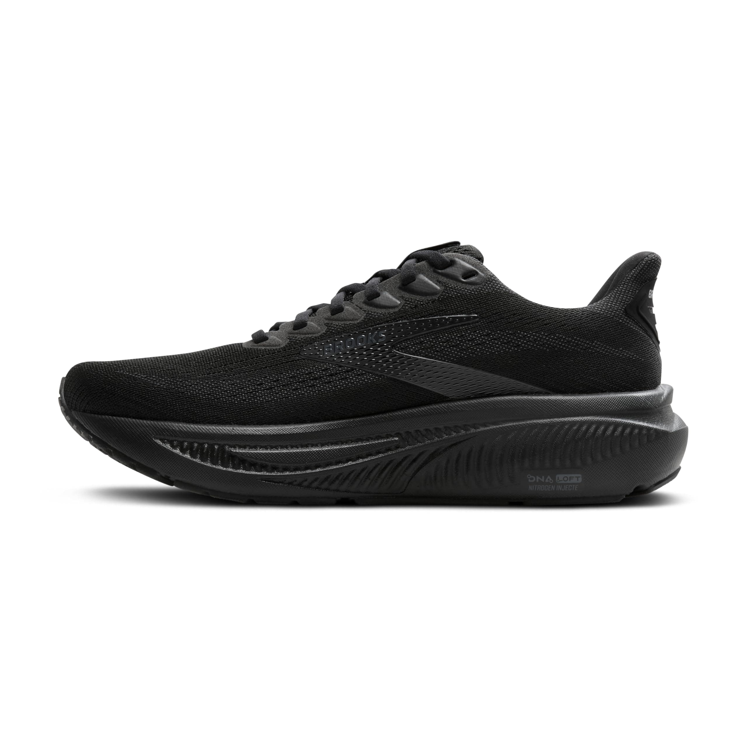 Brooks Women’s Ghost 17 Neutral Running Shoe - Black/Black/Ebony - 9.5 Medium, view 5
