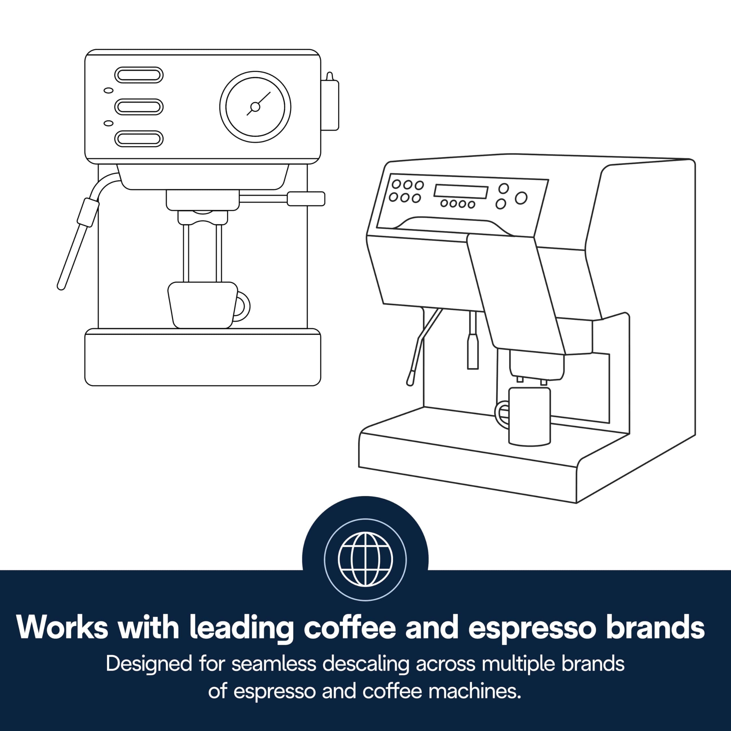 De'Longhi EcoDecalk Universal Descaler, for Coffee Machines 16.90 oz, view 5