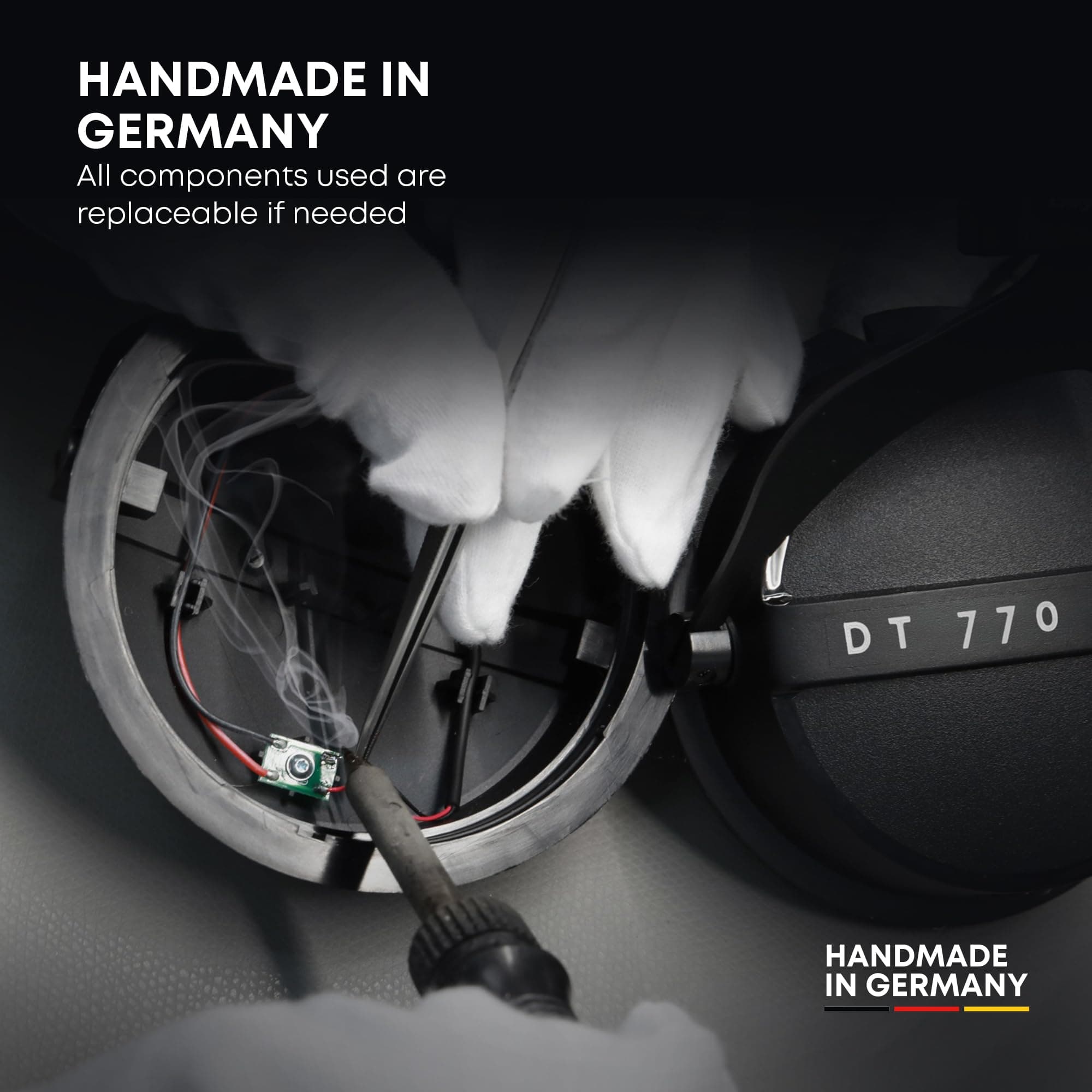 beyerdynamic DT 770 Pro X (48 Ohm), Closed-Back Studio Headphones, Black, view 7