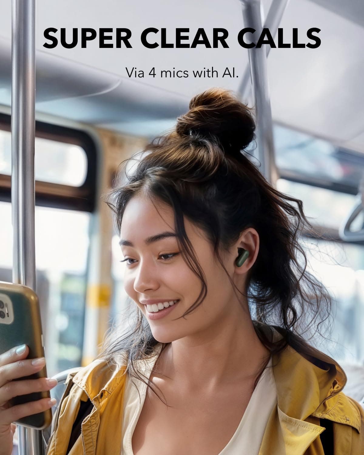 Soundcore P30i by Anker Noise Cancelling Earbuds, Hands-Free Viewing, view 5