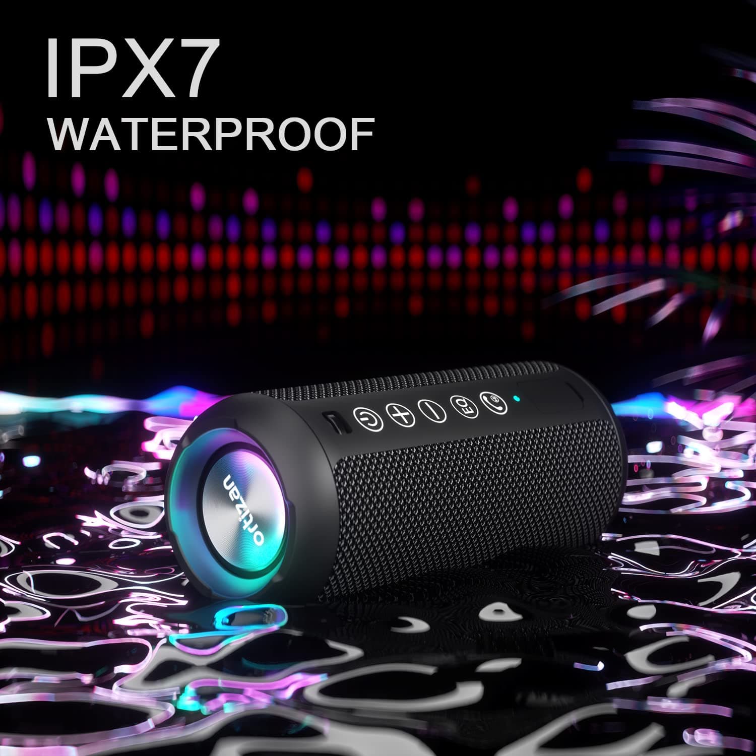 Ortizan X10 Portable Bluetooth Speaker (1st Gen), IPX7 Waterproof, Wireless, view 7