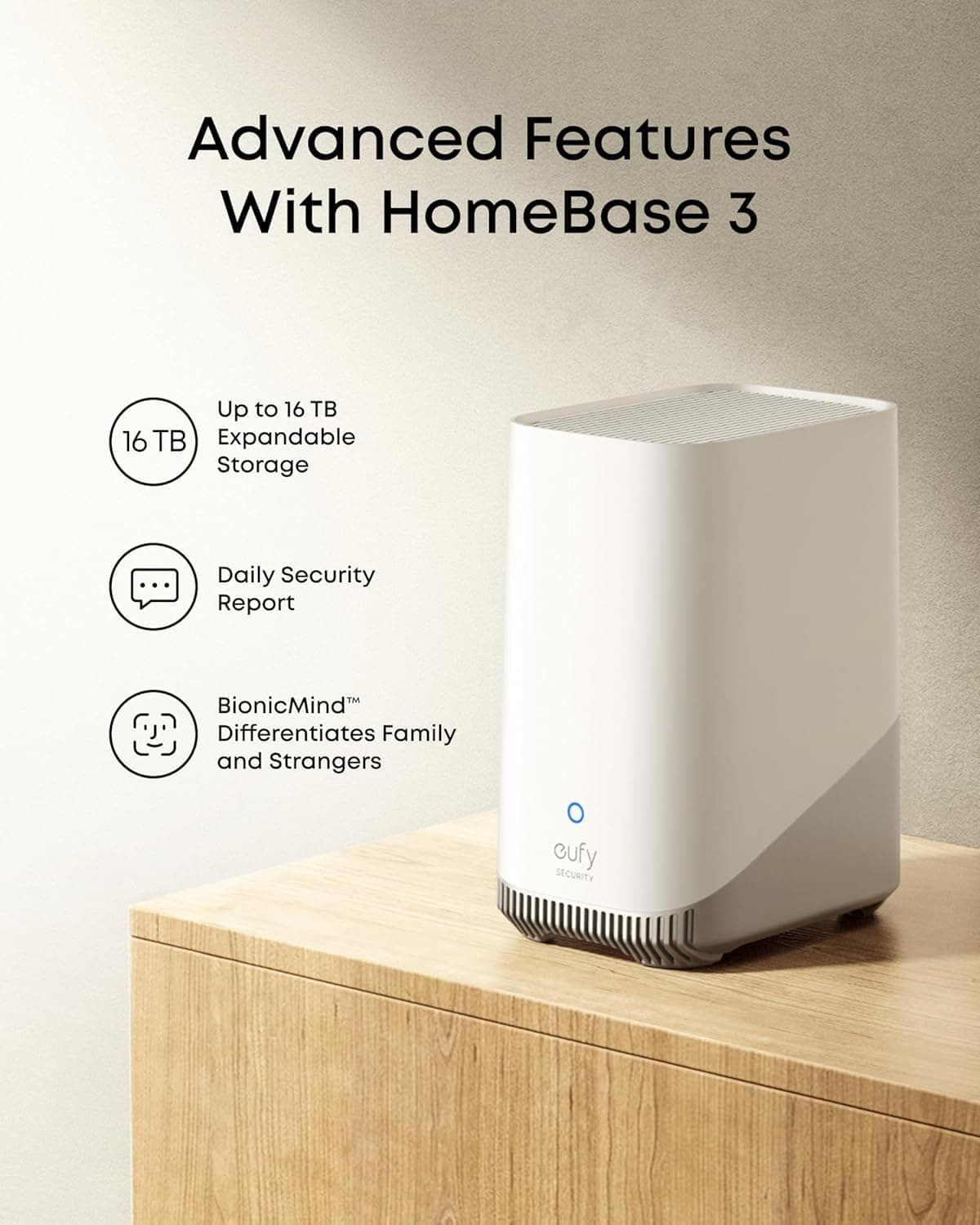 eufy Security SoloCam E42, 4K Solar Security Camera, AI Facial Recognition, view 9