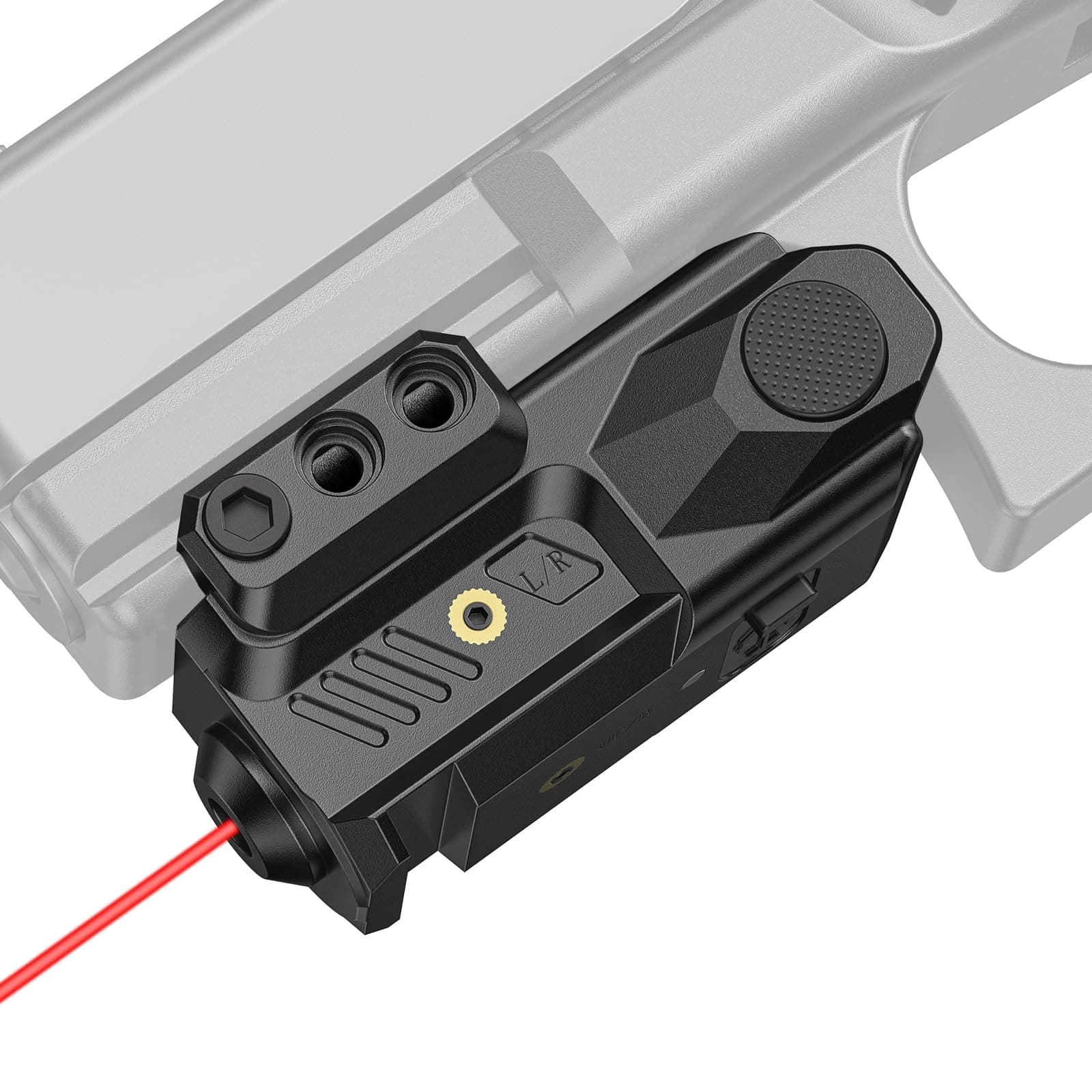 EZshoot Laser Sight for Pistol, Sub Compact Red Small Laser for Handgun, TickClip Clip verdict