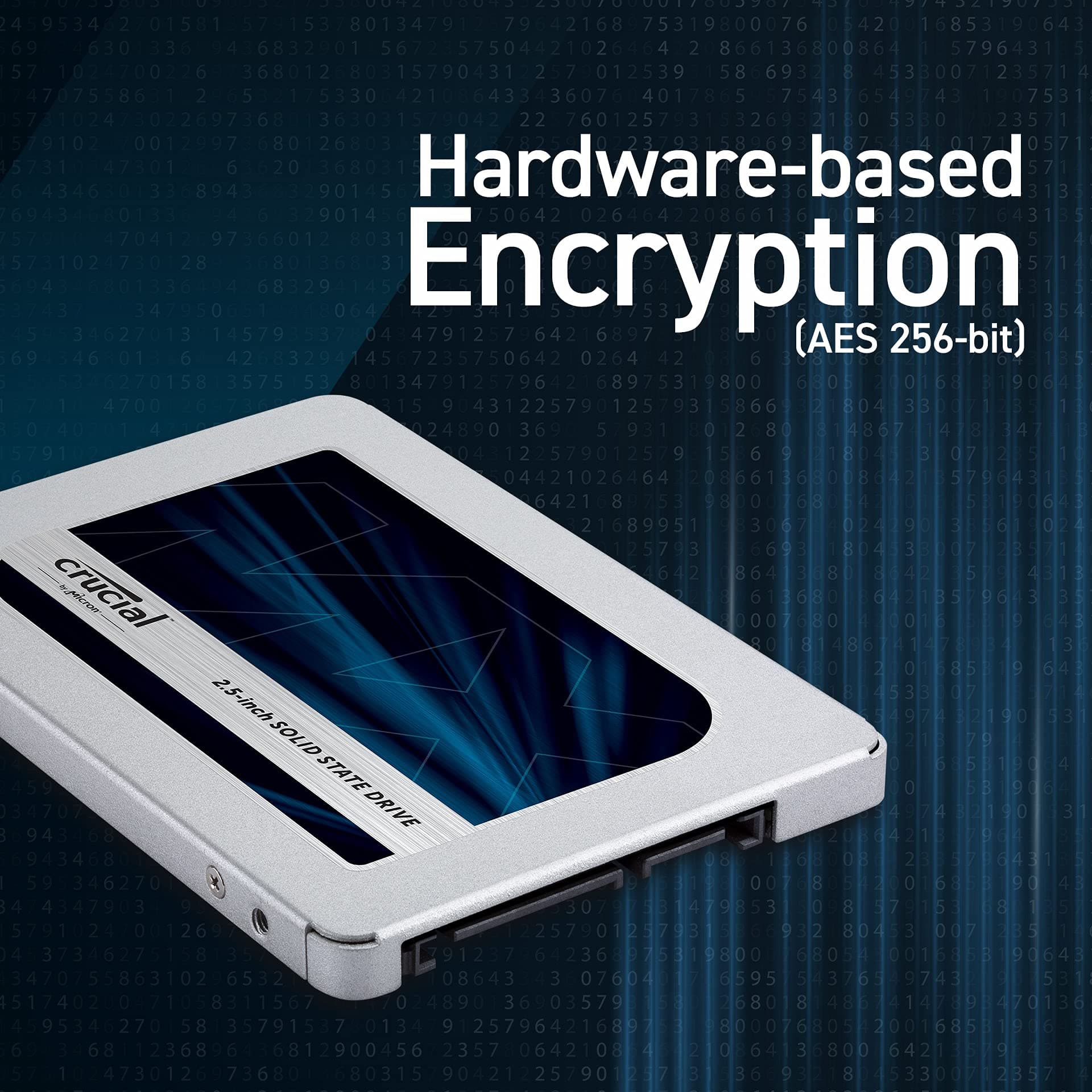 Crucial MX500 1TB 3D NAND SATA 2.5 Inch Internal SSD, up to 560MB/s - CT1000MX500SSD1, view 8