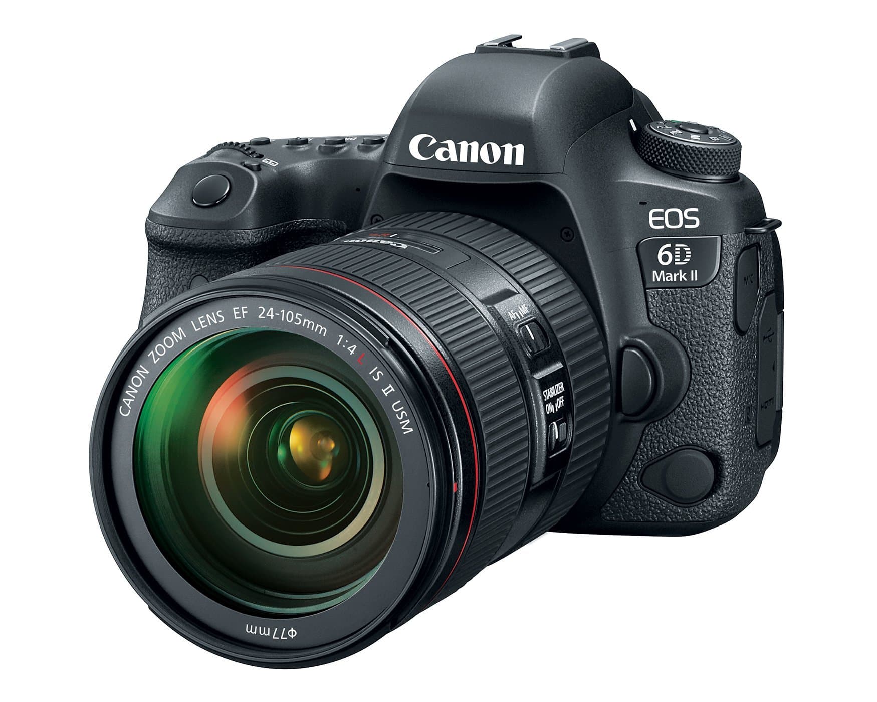 Canon EOS 6D Mark II DSLR Camera with EF 24-105mm USM Lens - WiFi Enabled (Renewed)