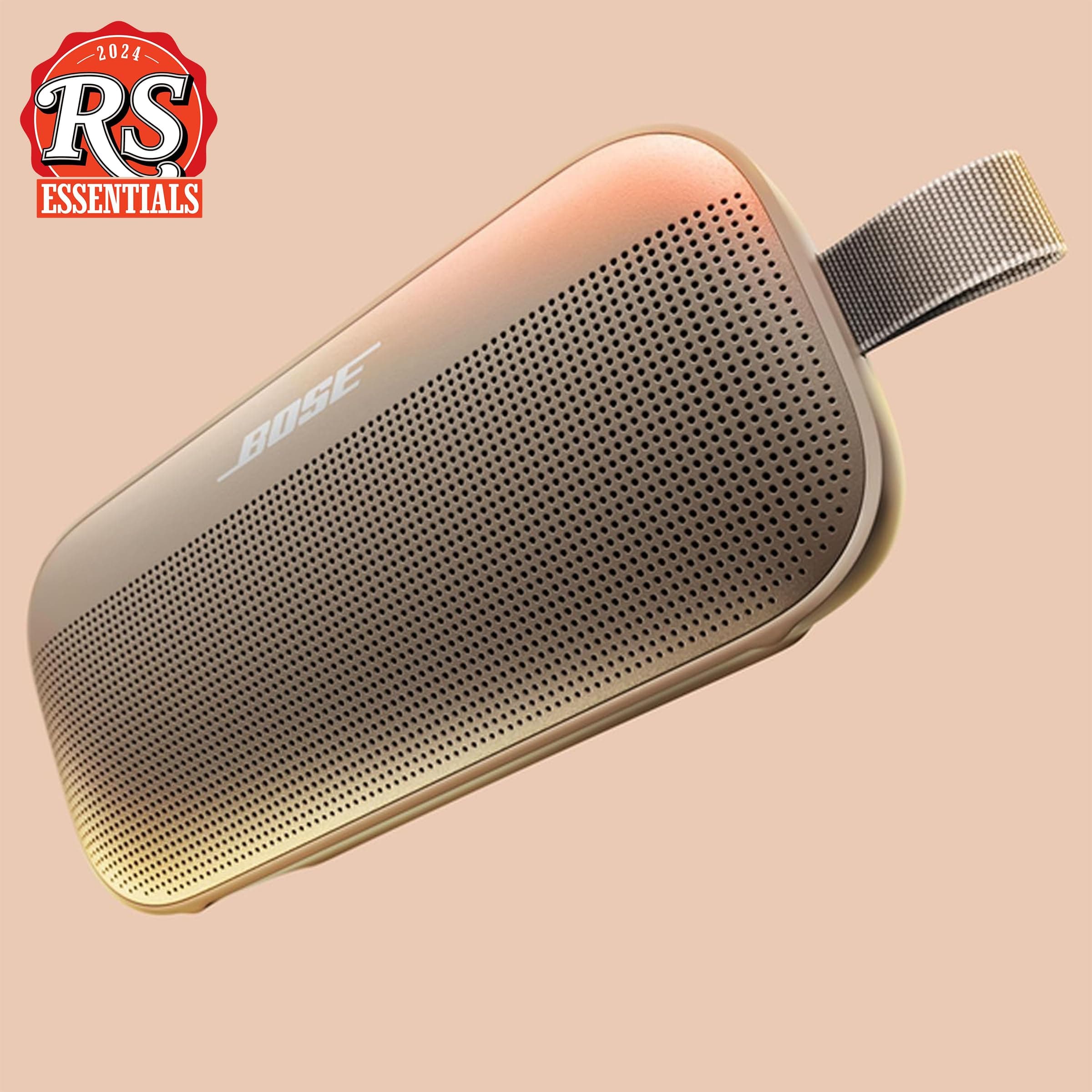 Bose SoundLink Flex Bluetooth Speaker (2nd Gen) - Portable Outdoor Speaker with Hi-Fi Audio, Waterproof and Dustproof, USB-C, Up to 12 Hours Battery Life, Sandstone, view 2