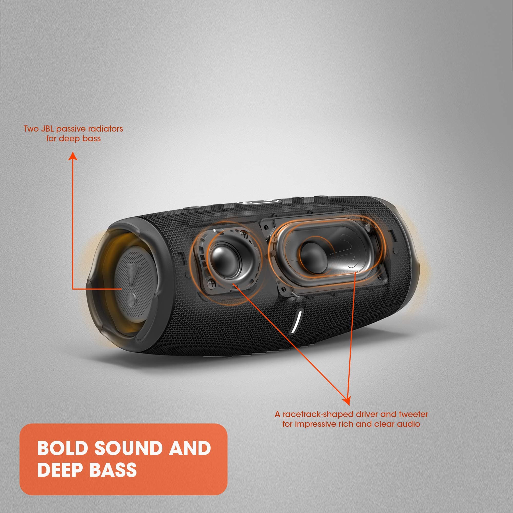 JBL Charge 5 - Portable Waterproof Speaker - Blue, view 2