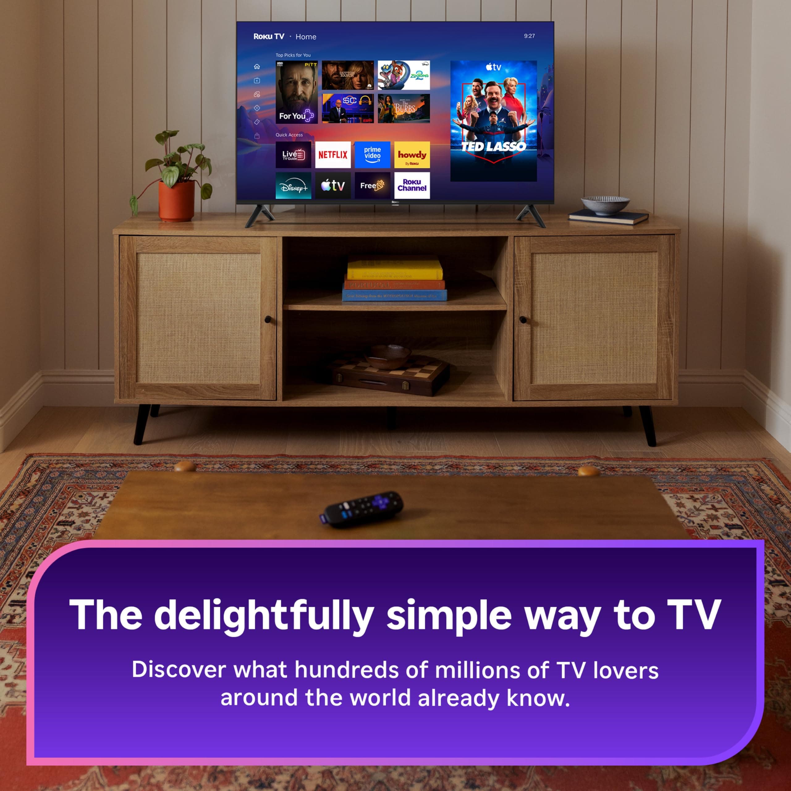 Roku 55-Inch Select Series Smart TV 2026-4K (2160p) QLED TV TV, view 2