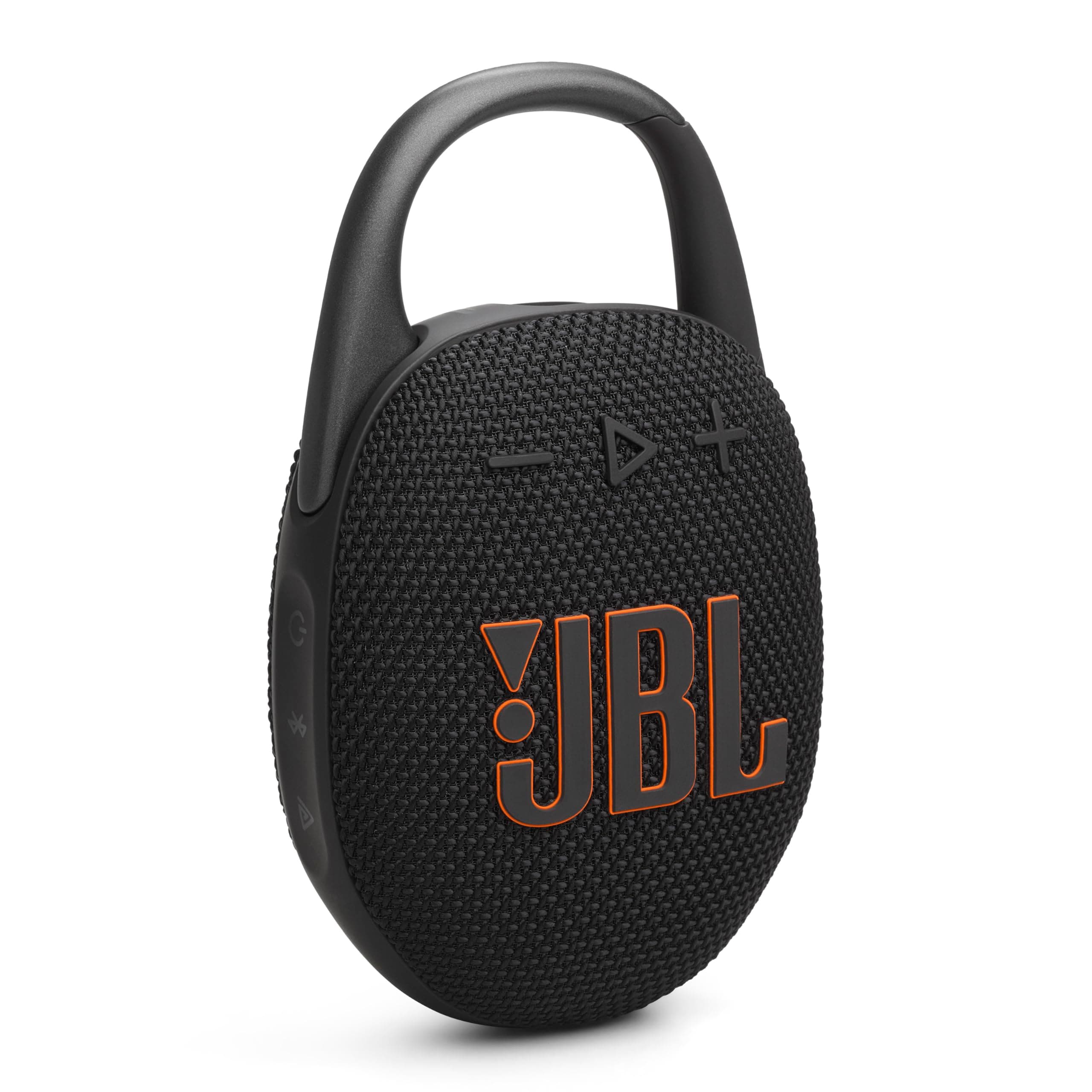 JBL Clip 5 - Ultra-Portable, Waterproof & Dustproof Bluetooth Speaker, Big JBL Pro Sound with Punchy bass, Integrated Carabiner, Up to 12 Hours of Play, Made in Part with Recycled Materials (Black)