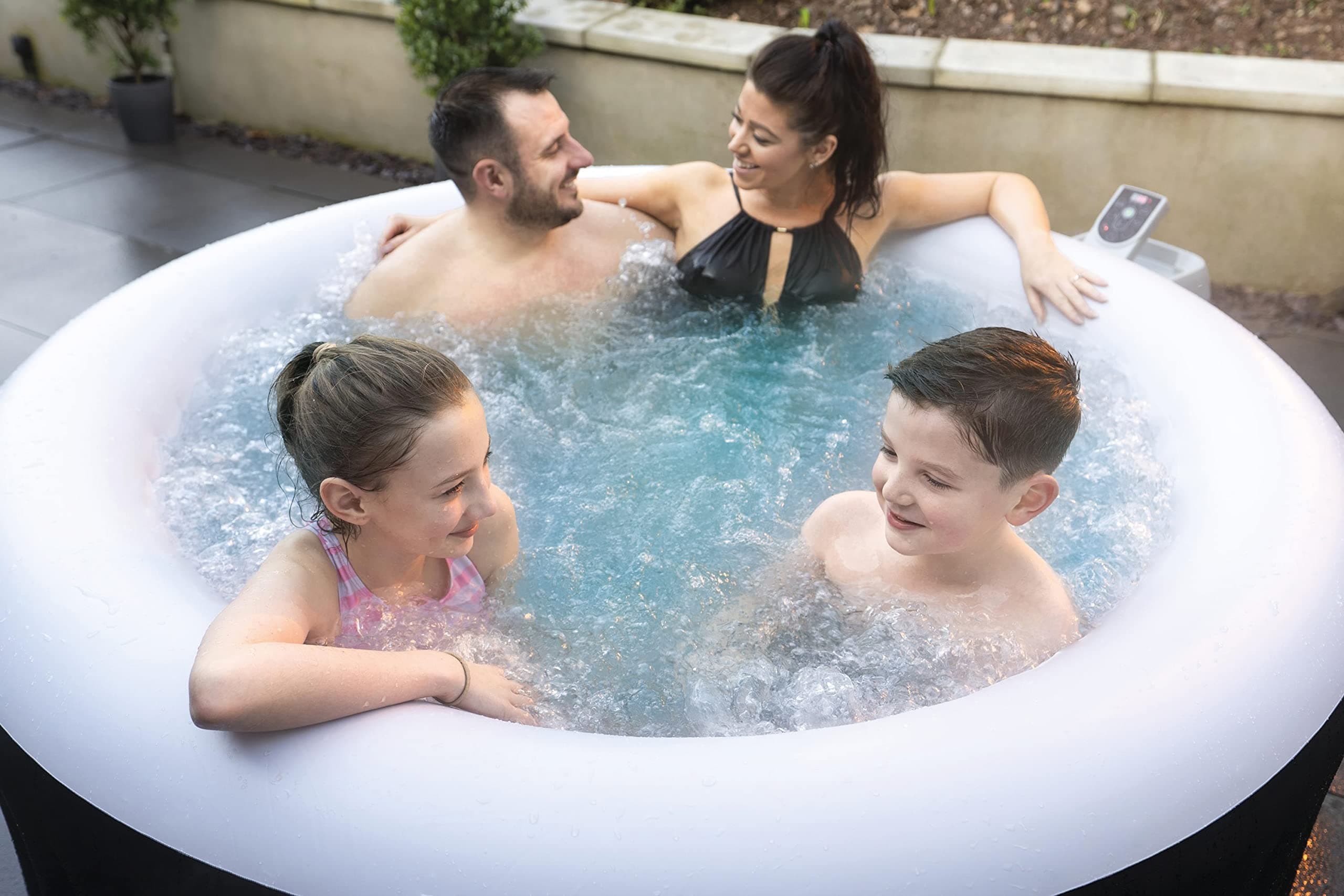 Lay-Z-Spa Miami Round Hot Tub, 2-4 Person, view 7