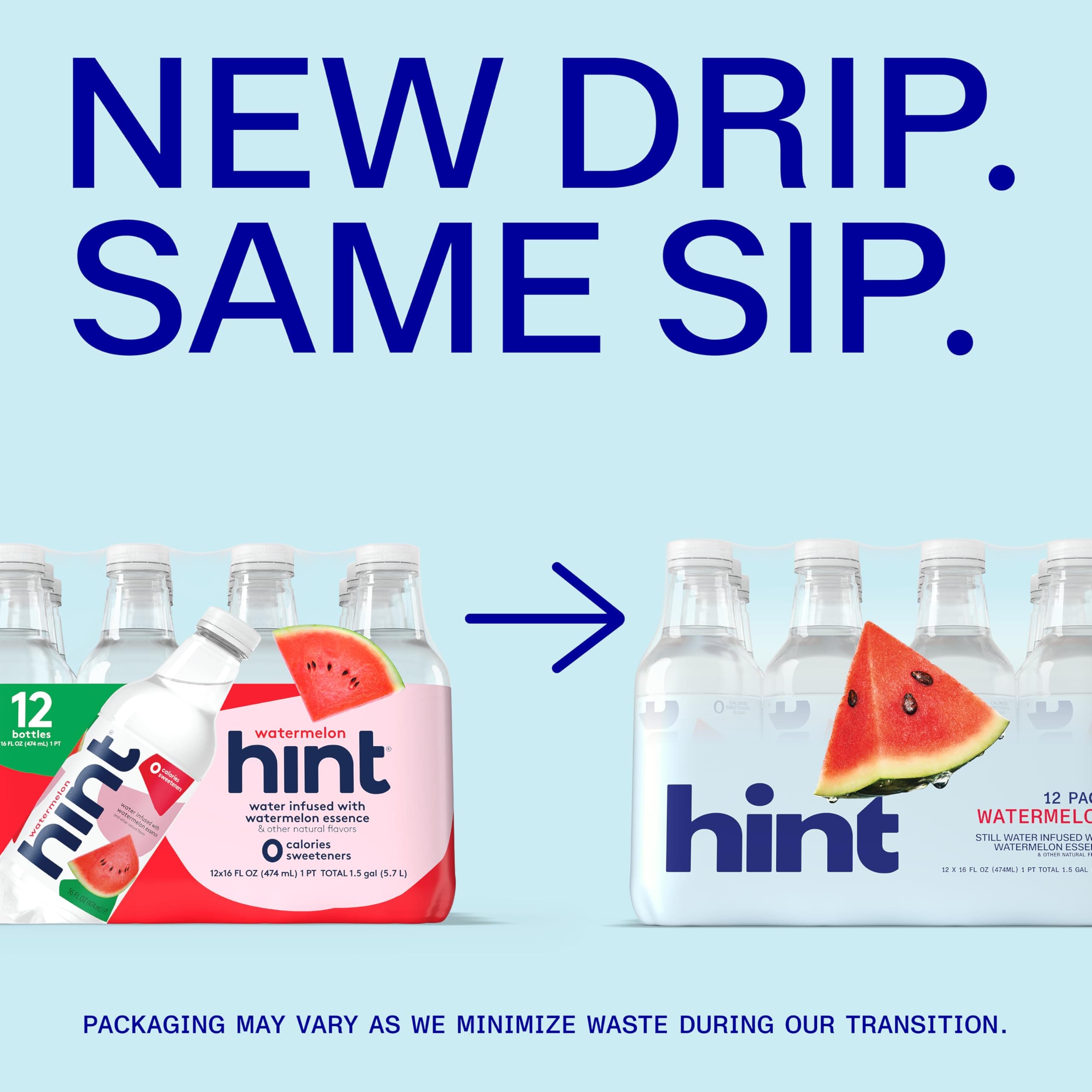 Hint Flavored Water Zero Sugar 0 Calories - Watermelon 16 FL Oz (12 pack), view 5