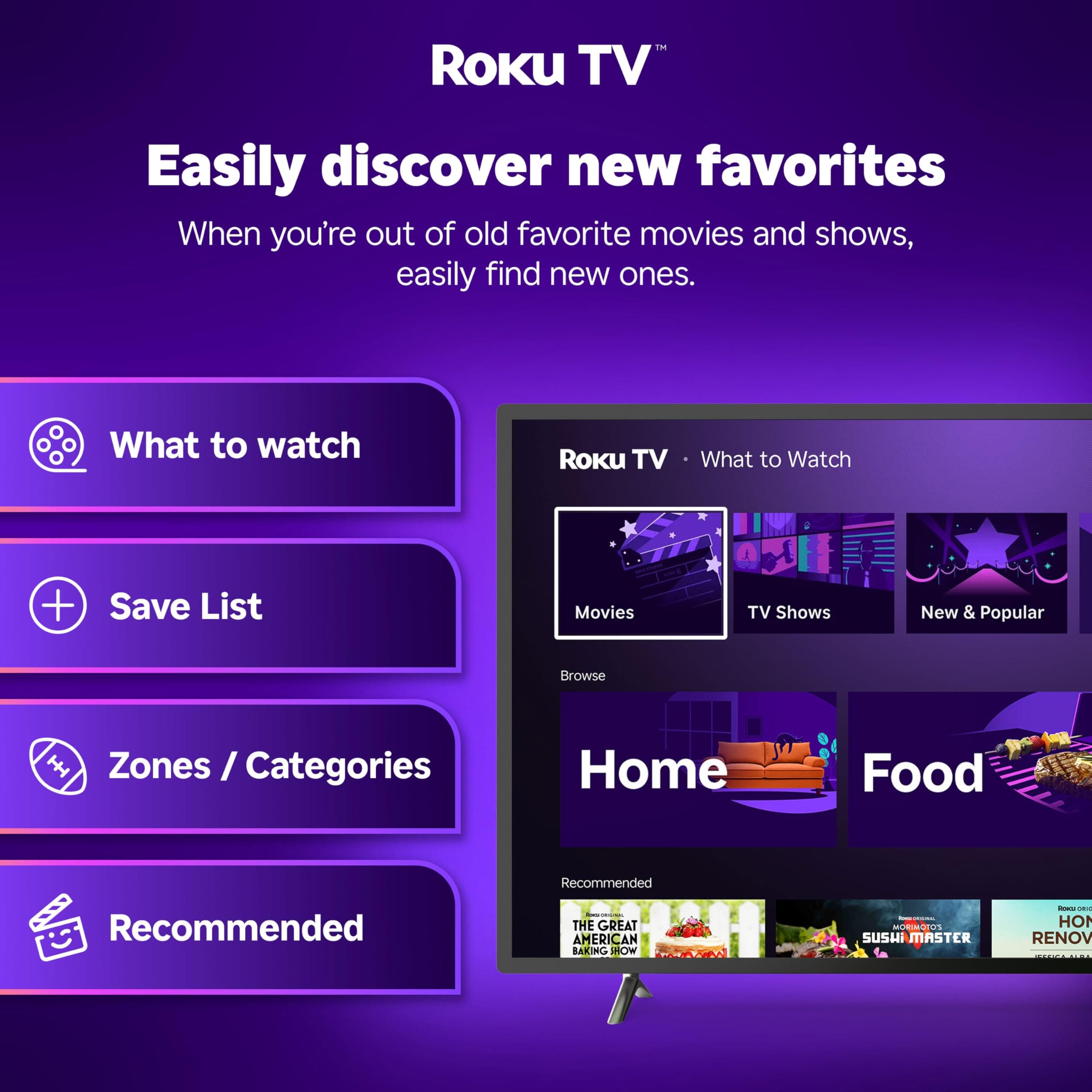 Hisense 65" Class E6SR Series Hi-QLED 4K UHD Smart Roku TV (65E6SR, 2026 Model) - Dolby Vision, Game Mode Plus, VRR, ALLM, DTS Virtual:X, Apple AirPlay, Compatible with Alexa and Google Assistant, view 13