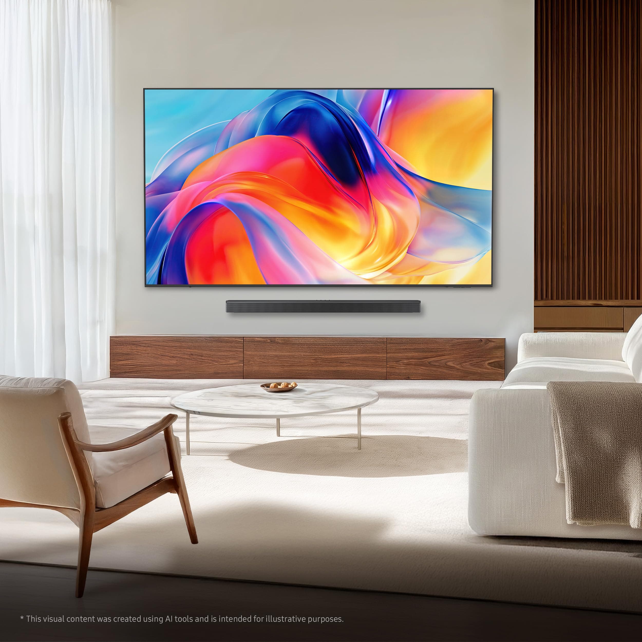 Samsung 65-Inch Class M70H Series, Mini LED, 4K, Smart TV, 2026 Model, view 13
