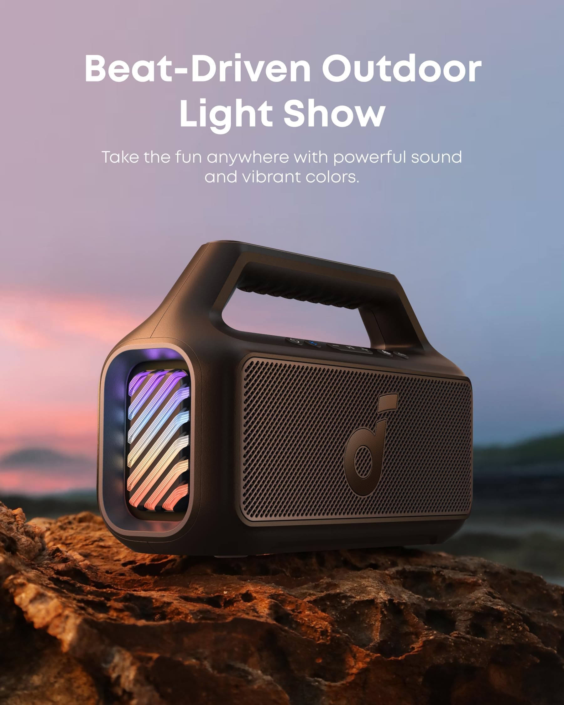 Soundcore Boom 2 by Anker, 80W Outdoor Bluetooth Speaker, 24H Playtime, view 6