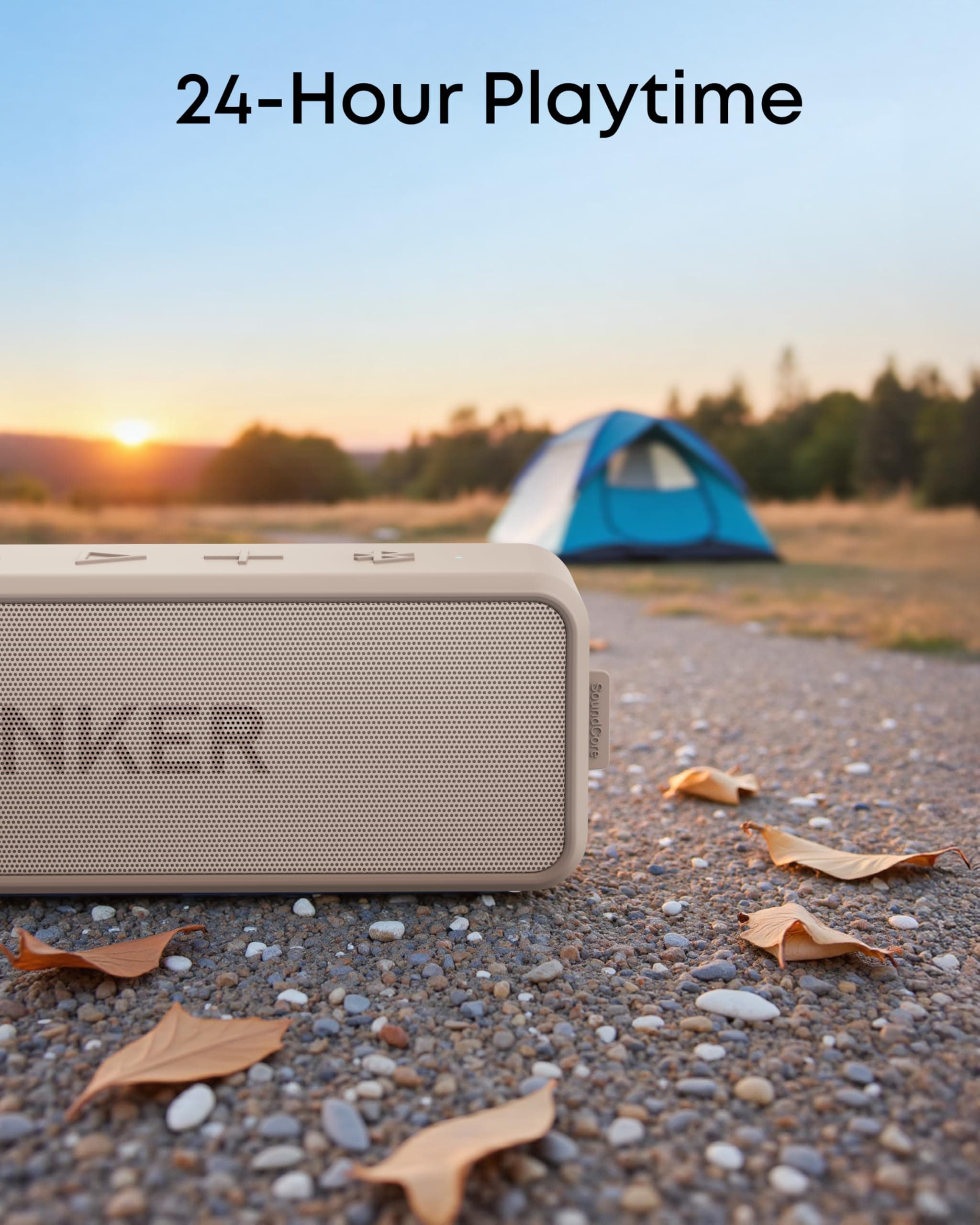 Anker soundcore 2 Portable Bluetooth Speaker, 24-Hour Playtime, IPX7, view 2