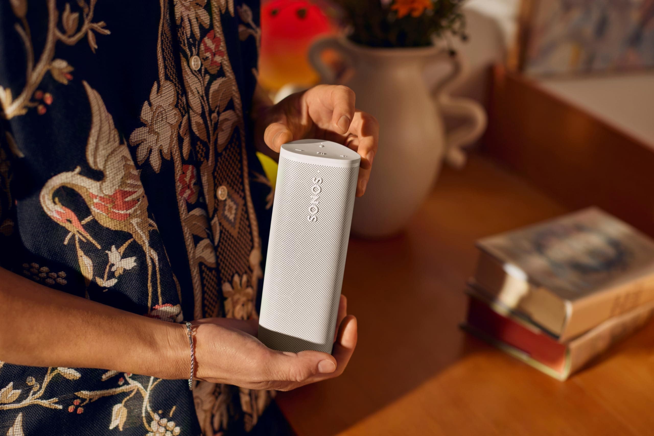 Sonos Roam 2 - White - Portable Waterproof Bluetooth Speaker, view 7