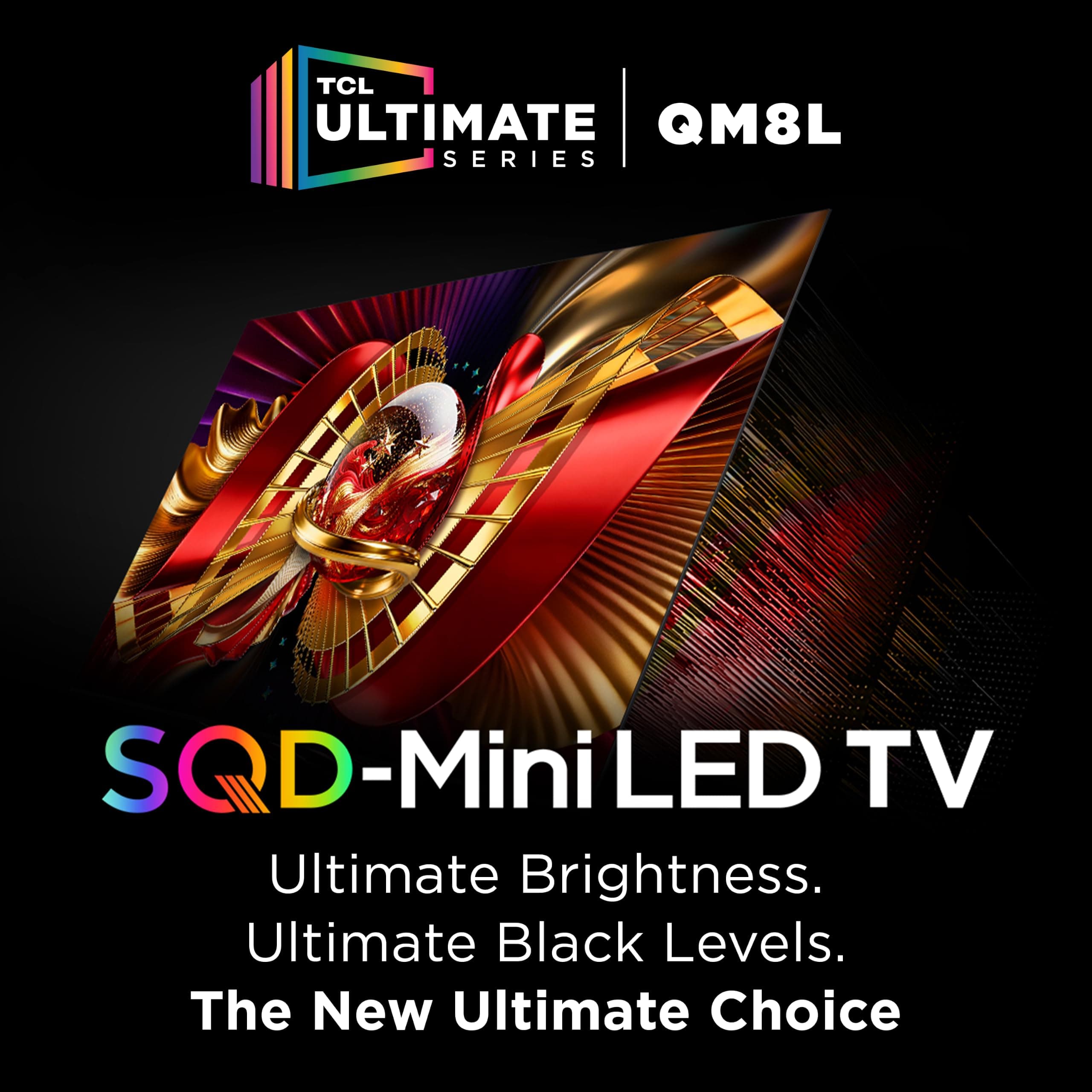 TCL 75 Inch Class QM8L Series | SQD-Mini-LED QLED Smart TV | 75QM8L, 2026 Model | 144Hz | Ultimate Color Brightness & Contrast | Google AI Bang & Olufsen | Voice Control Gaming Streaming Television, view 6