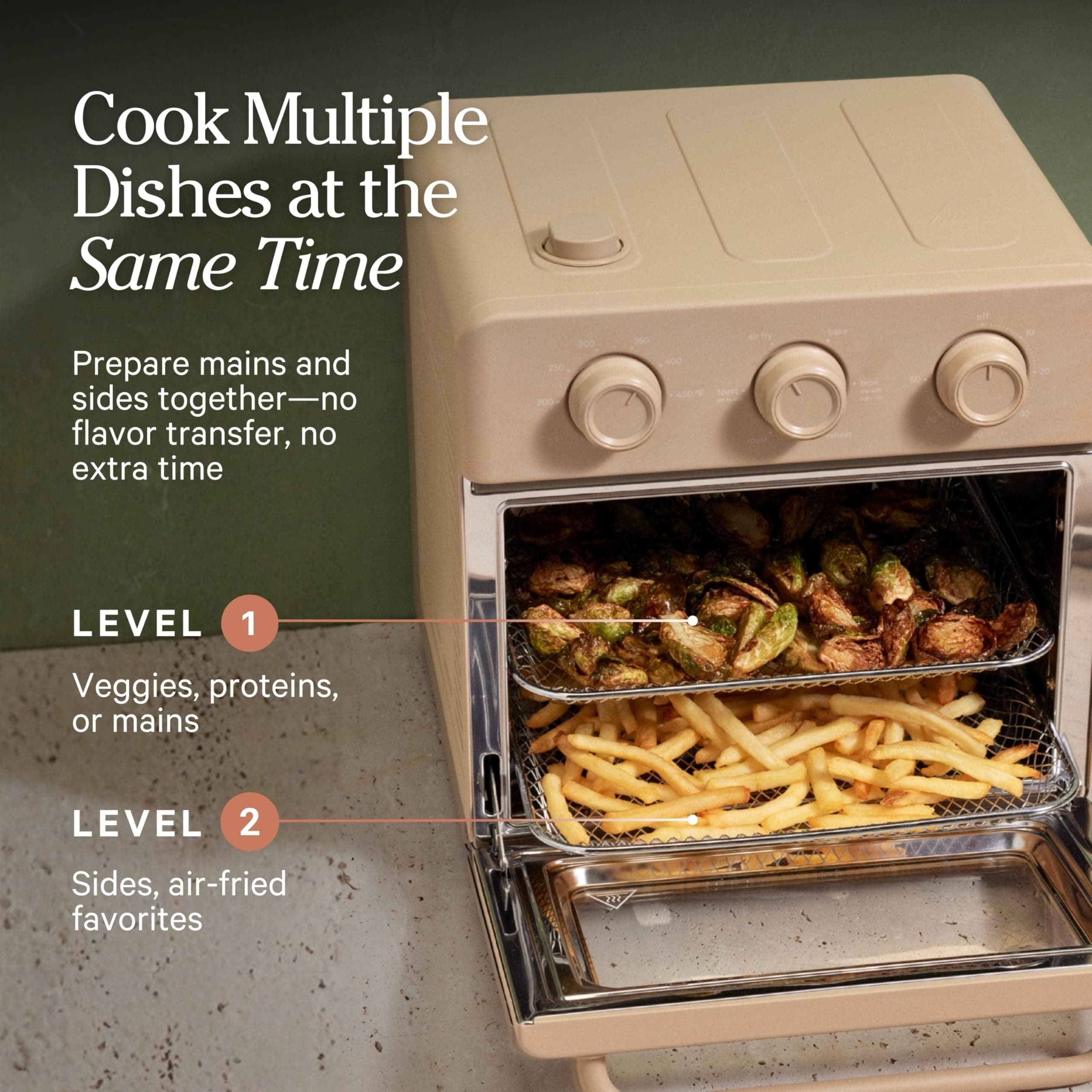 Our Place Wonder Oven, 6-in-1 Air Fryer & Toaster Oven, 2-Rack, 13 Qt, view 5