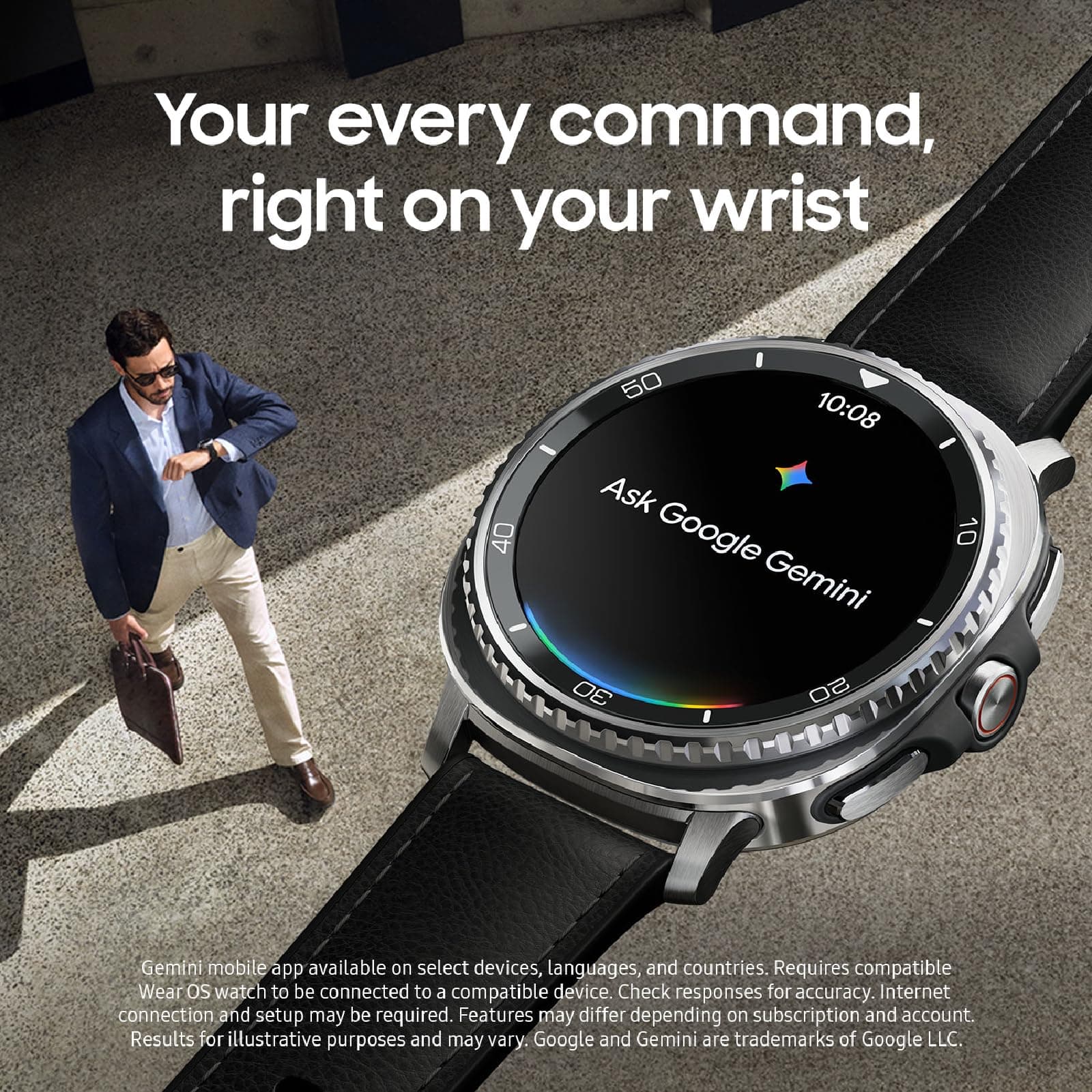 Samsung Galaxy Watch 8 Classic (2025), White, 46mm, LTE Smartwatch, view 3