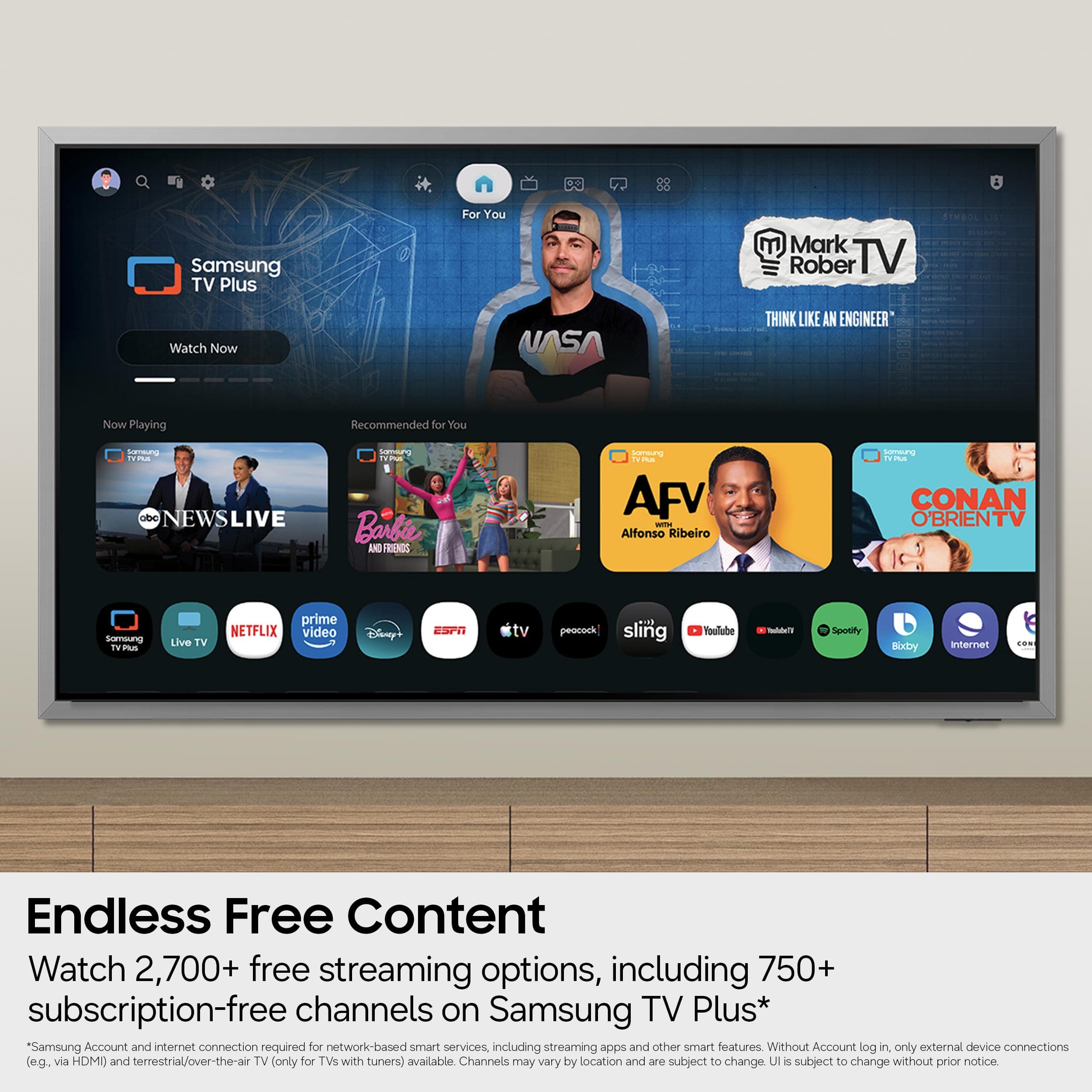 Samsung 65-Inch Class Crystal UHD U8000H Series Samsung Vision AI Smart TV (2026 Model, 65U8000H) Processor 4K, Endless Free Content, Motion Xcelerator, Color Booster, Alexa Built-in, view 6