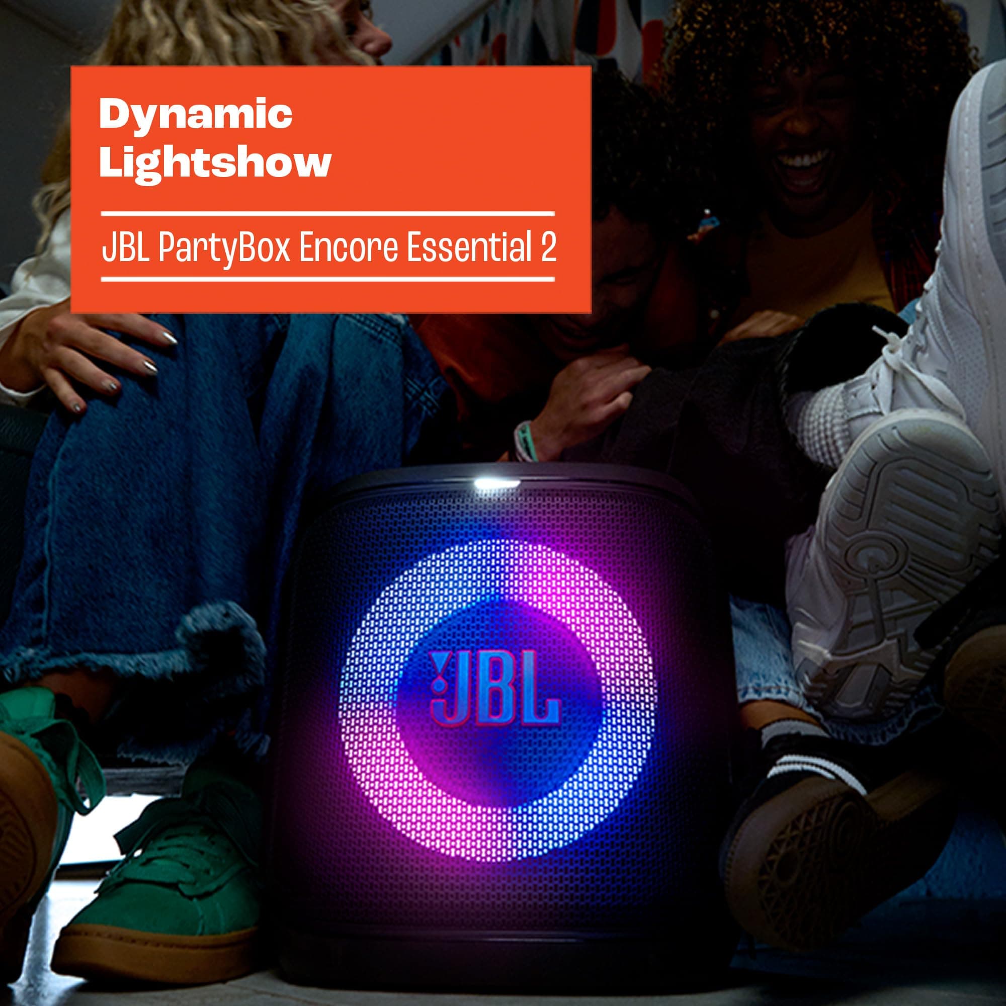 JBL PartyBox Encore Essential 2 Portable Speaker, AI Sound Boost - Black, view 4