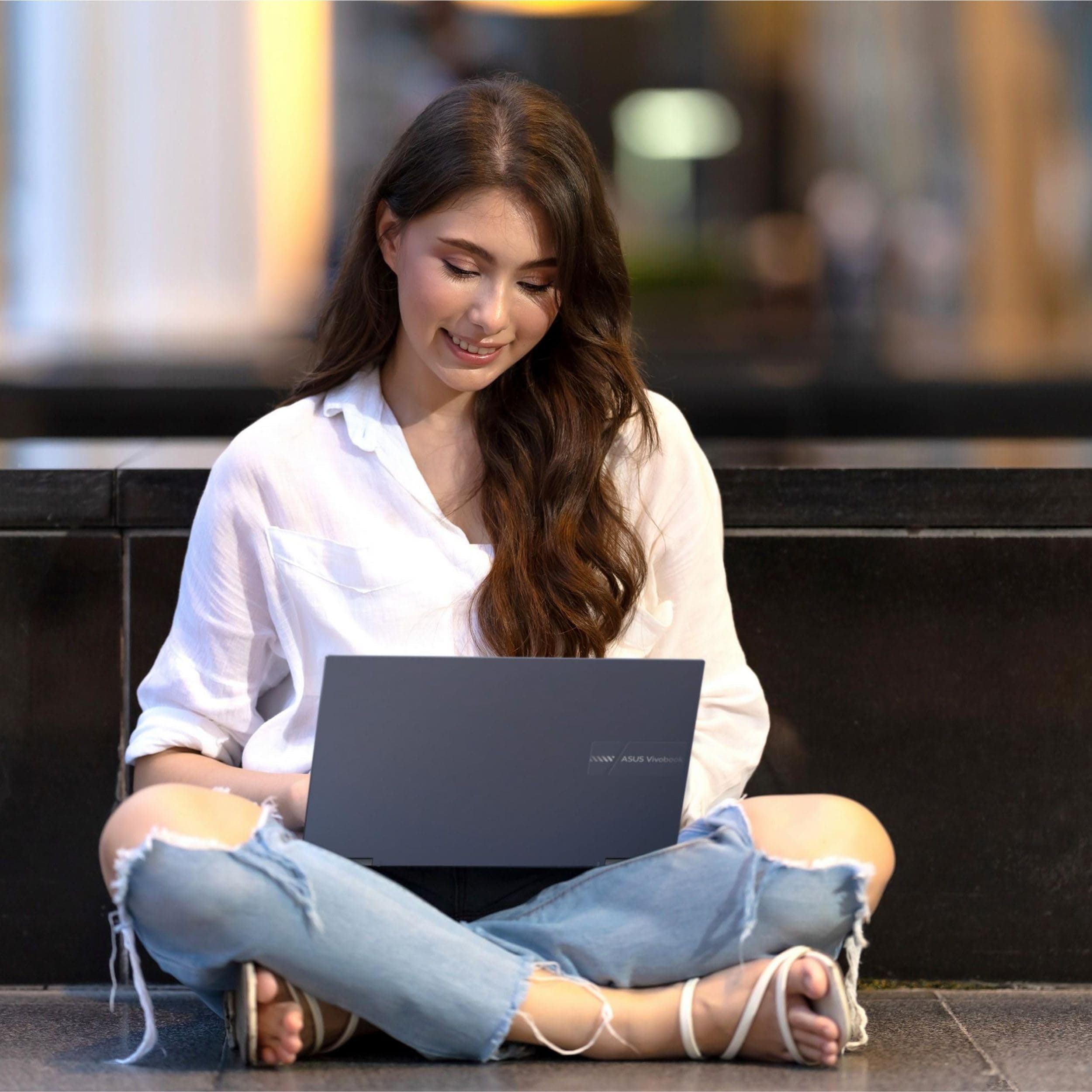 ASUS Vivobook 17 Laptop - 17.3” FHD Display - Intel® Core™ 3 100U - 8GB RAM - 512GB SSD - Windows 11 Home - Quiet Blue - F1704VA-AS34, view 4