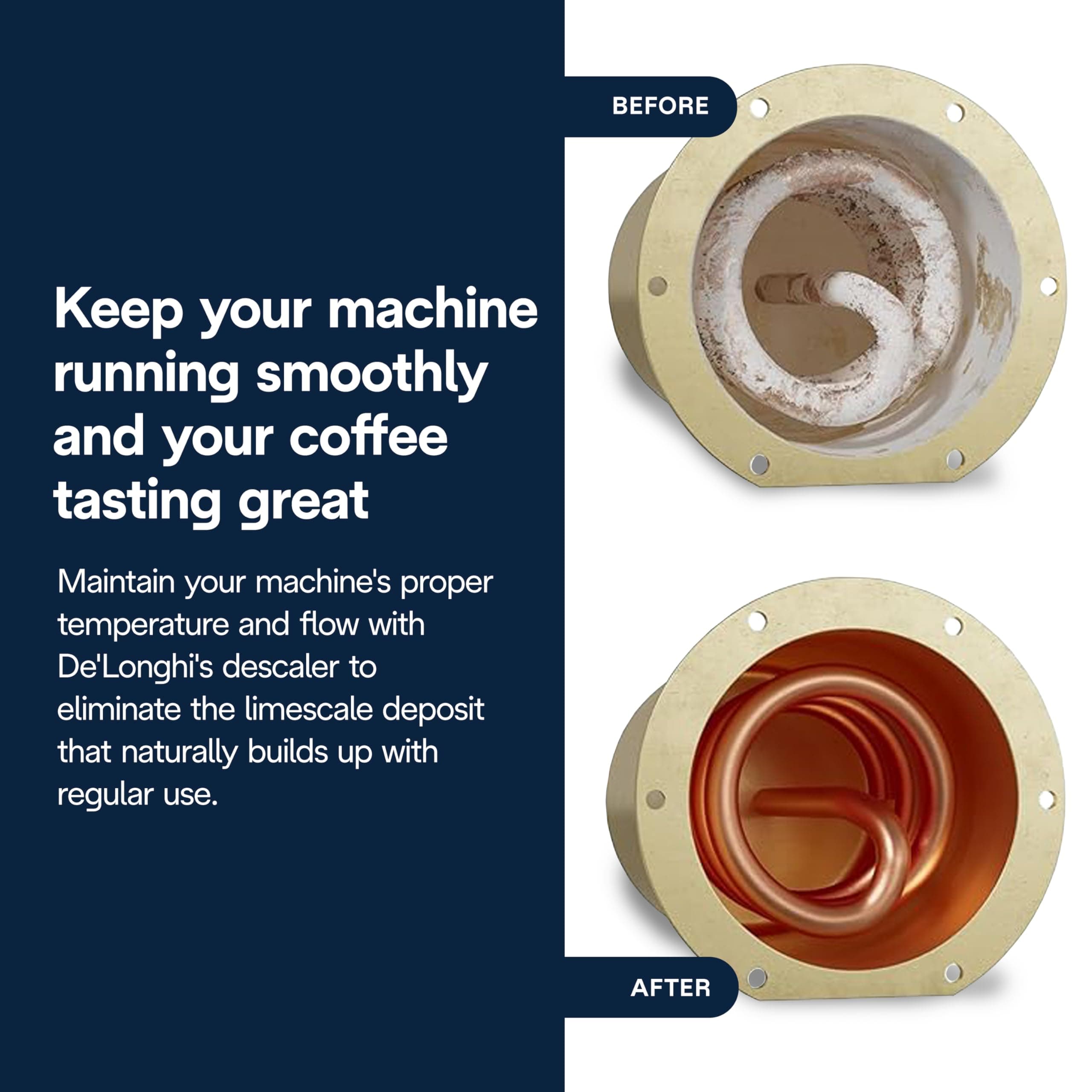 De'Longhi EcoDecalk Universal Descaler, for Coffee Machines 16.90 oz, view 2