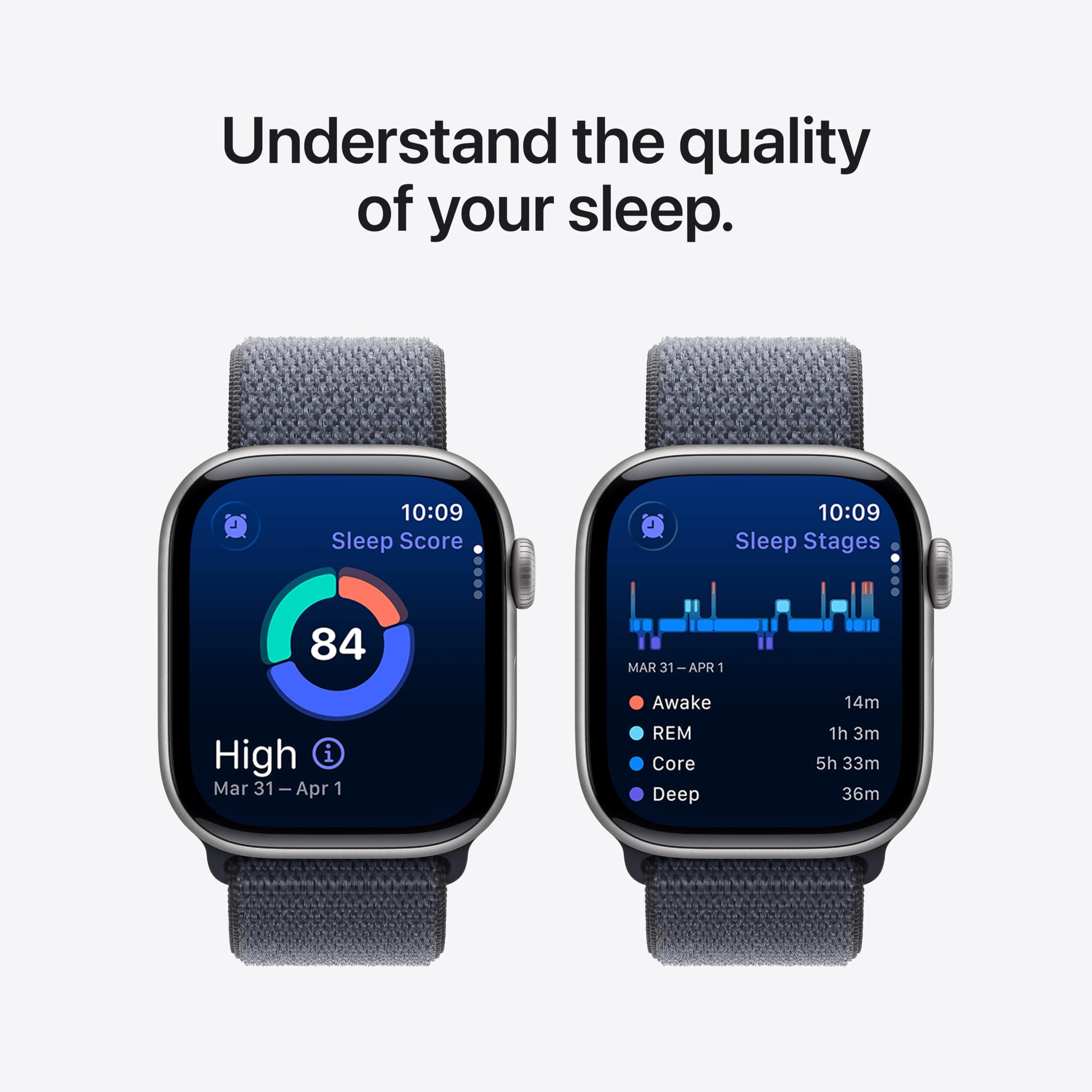Apple Watch Series 11 [GPS 42mm] Smartwatch with Space Gray Aluminum Case with Black Sport Band - S/M. Sleep Score, Fitness Tracker, Health Monitoring, Always-On Display, Water Resistant, view 3