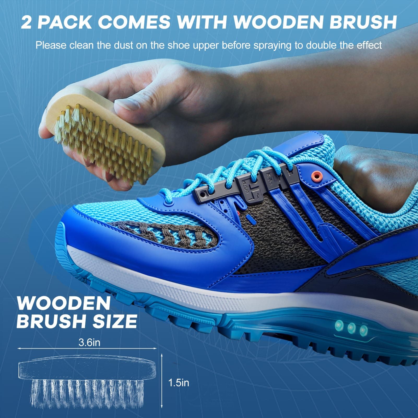 Coklean Shoe Waterproof Spray, Rain&Stain Nano Repellent for Suede,15.55 OZ, view 9