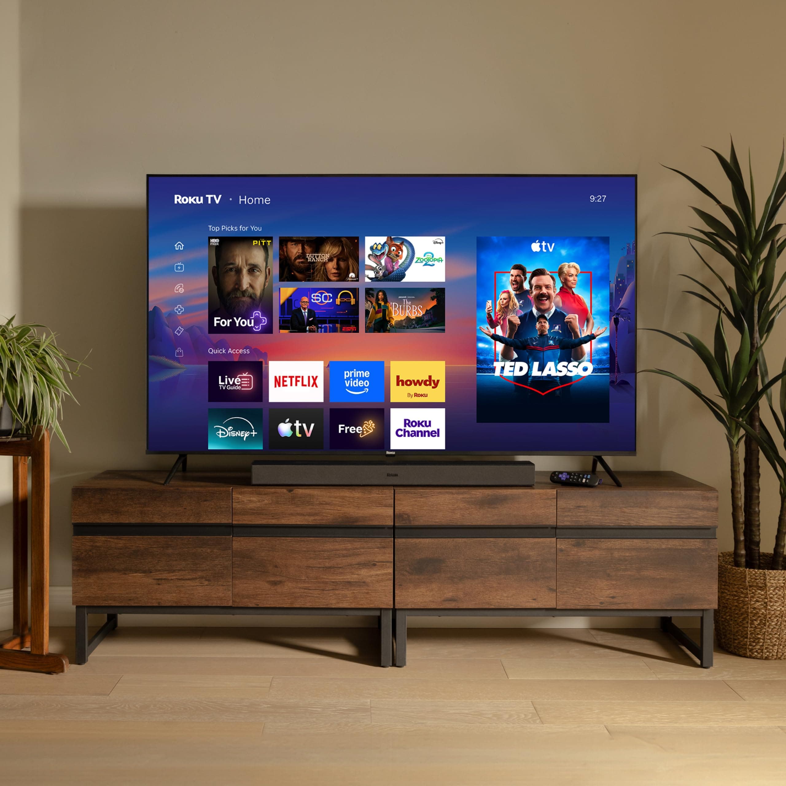 Roku 55-Inch Select Series Smart TV 2026-4K (2160p) QLED TV TV, view 14