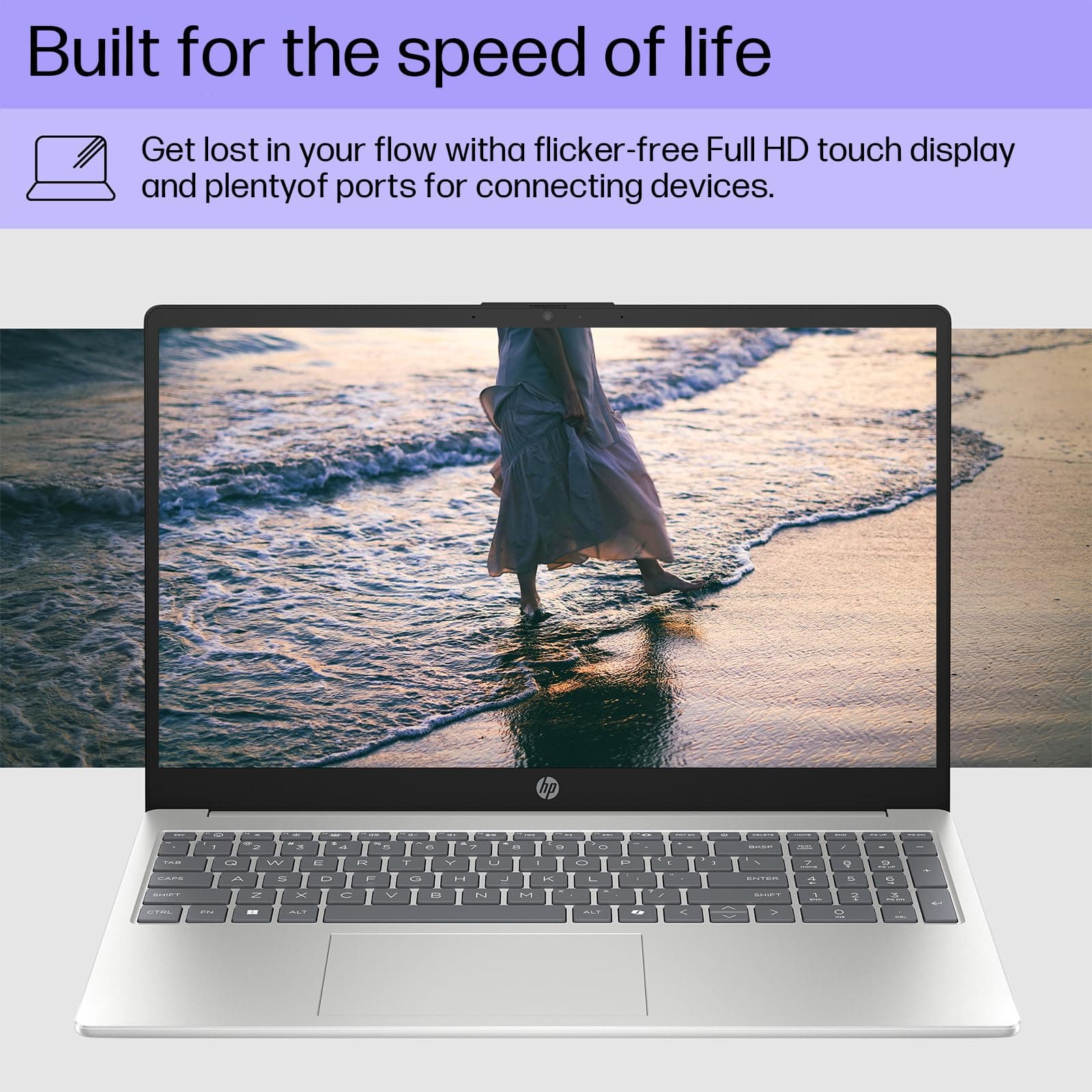 HP 15.6" Touchscreen Laptop Computer for Business, Intel 10-Core 7-150U, 16 GB RAM, 1 TB SSD, Windows 11 Pro, FHD IPS Display, Intel Iris Xe Graphics, WiFi 6, Copilot, HDMI, w/AI Voice Recorder, view 6