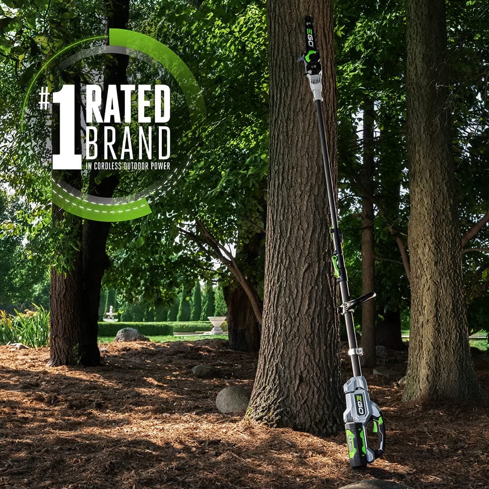 EGO Power+ Pole Saw for Tree Trimming, Cordless Electric Pole Saw with Telescopic LED Cut Line Indicator, Includes 56V 2.5Ah Battery and Charger - PS1001, view 2