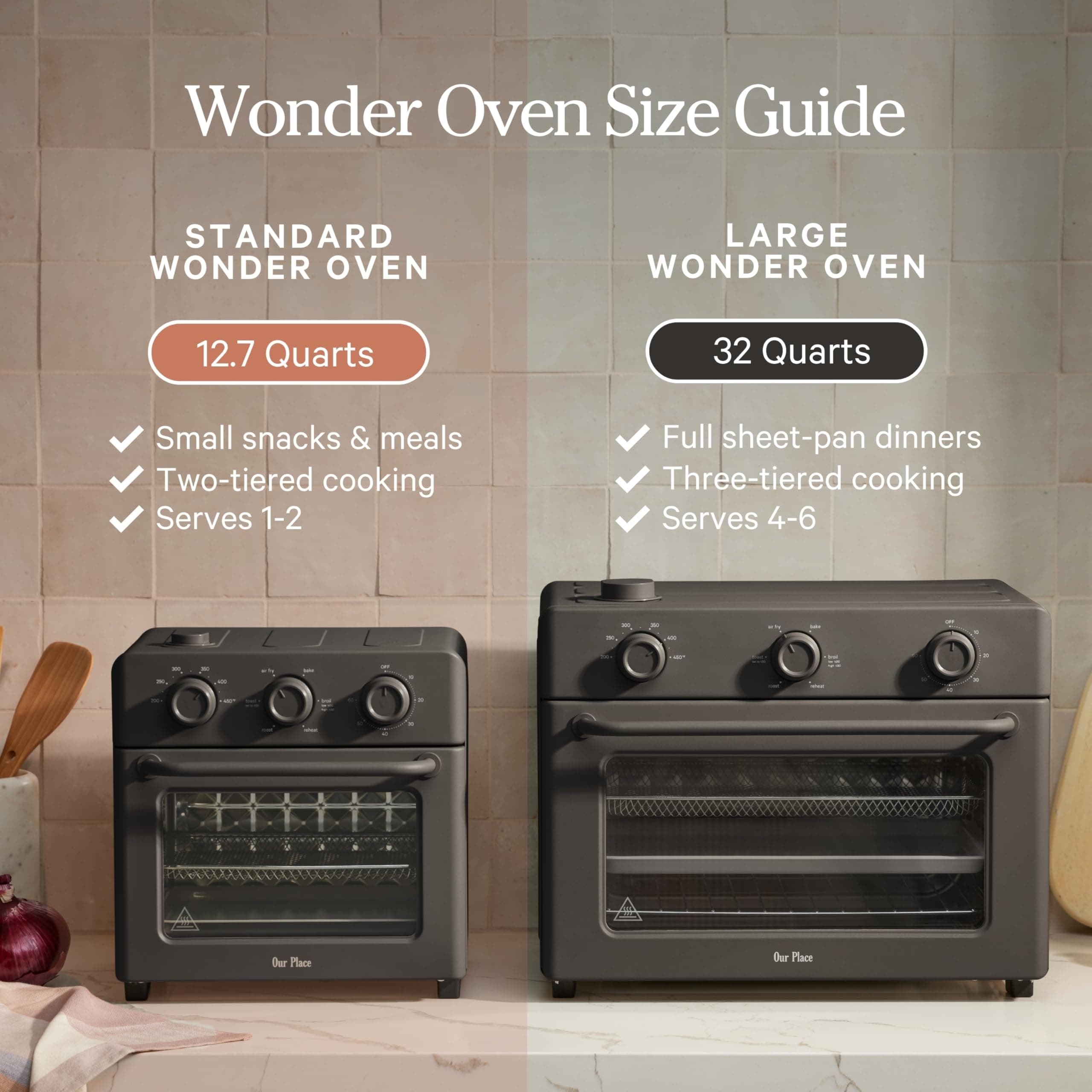 Our Place Wonder Oven, 6-in-1 Air Fryer & Toaster Oven, 2-Rack, 13 Qt, view 8