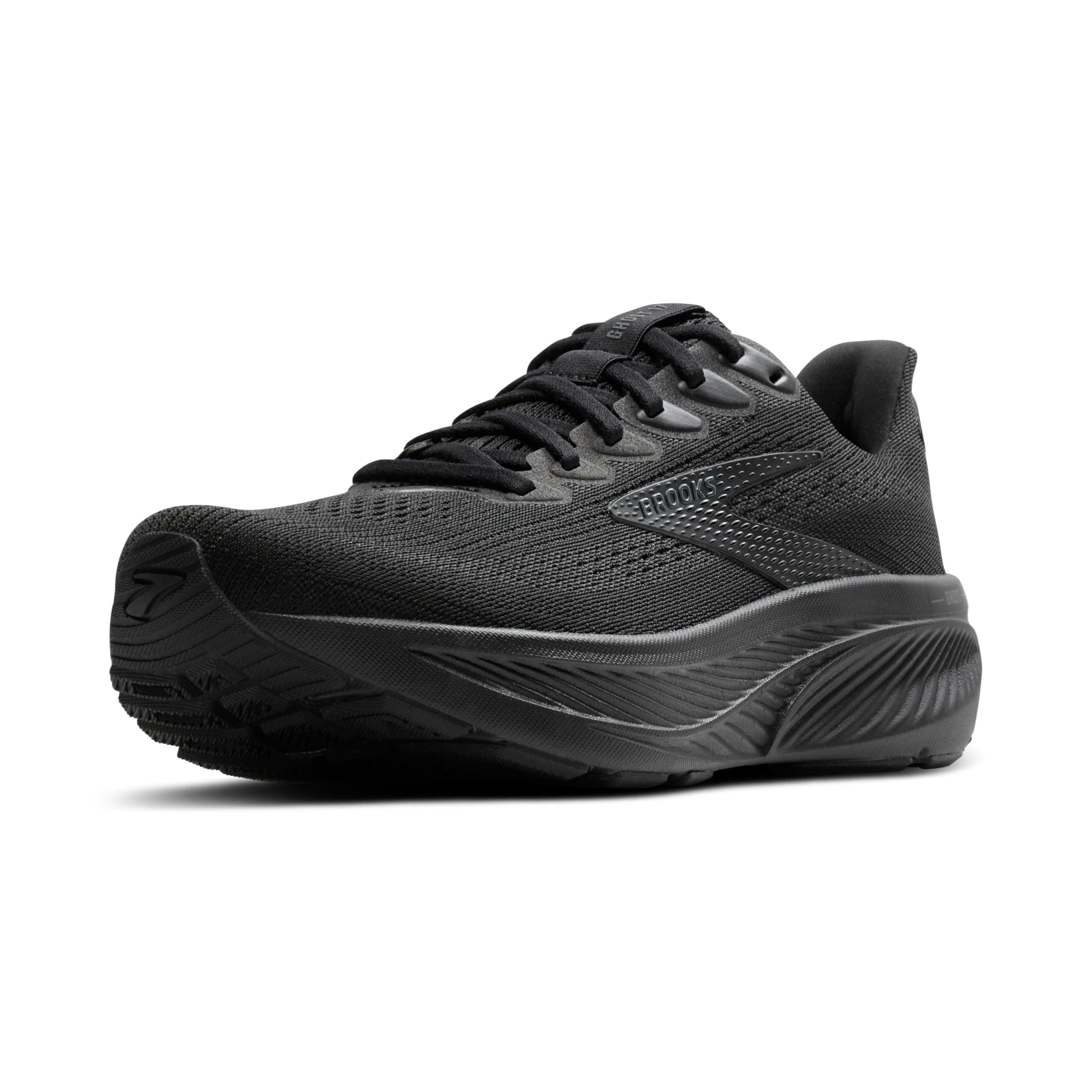 Brooks Women’s Ghost 17 Neutral Running Shoe - Black/Black/Ebony - 9.5 Medium